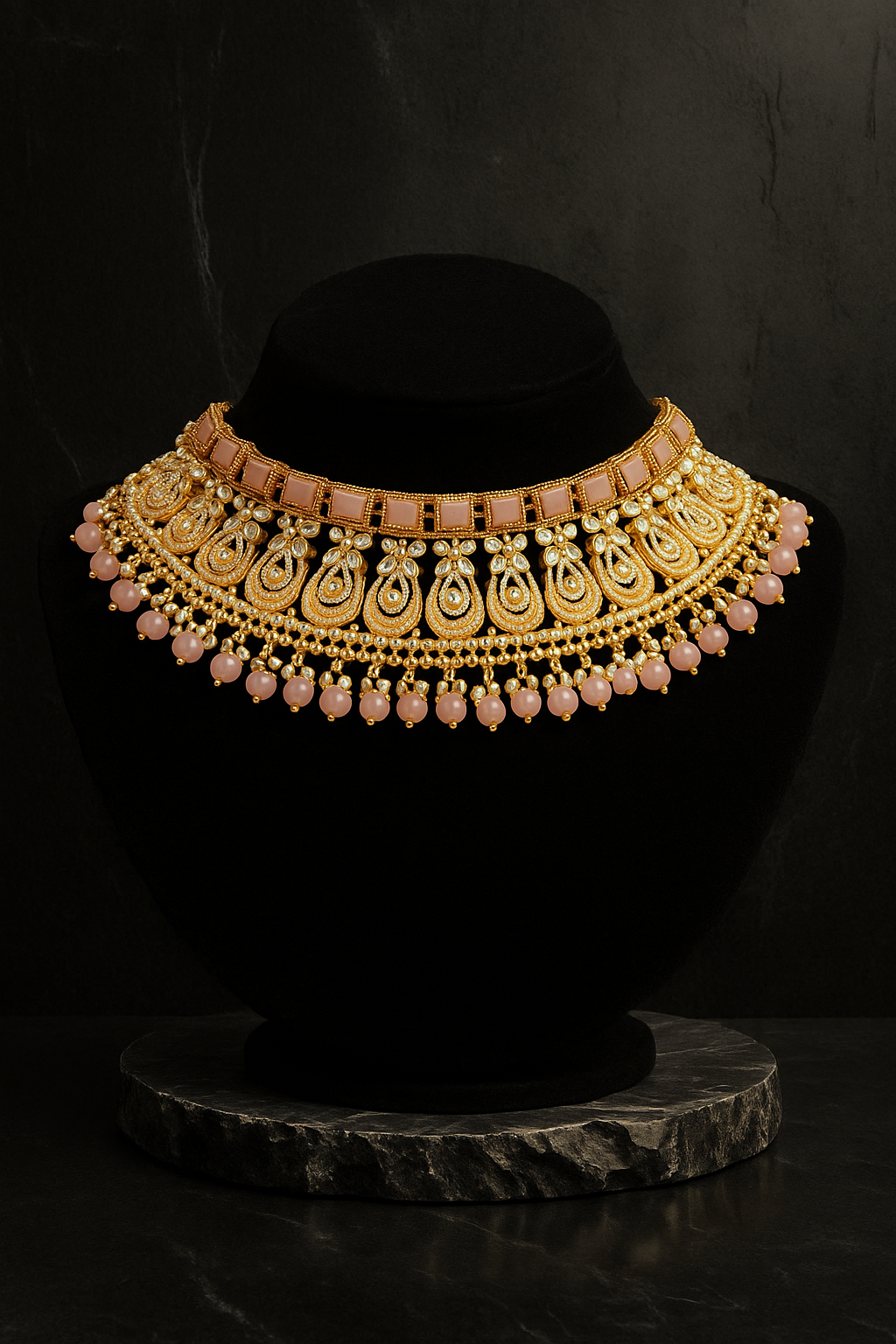 Choker Bridal Necklace Set JS-14