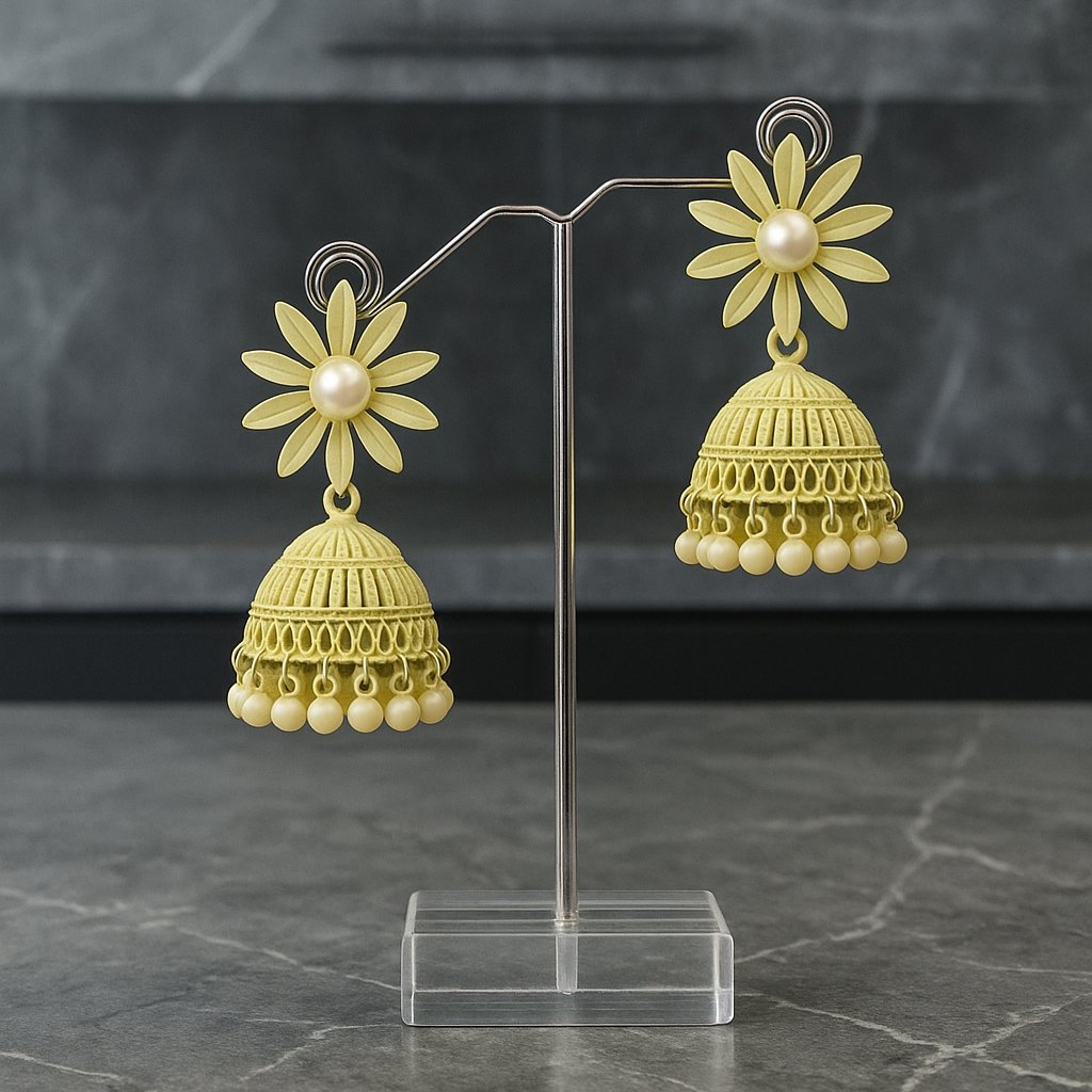 Beautiful Round Colour Earrings E-34