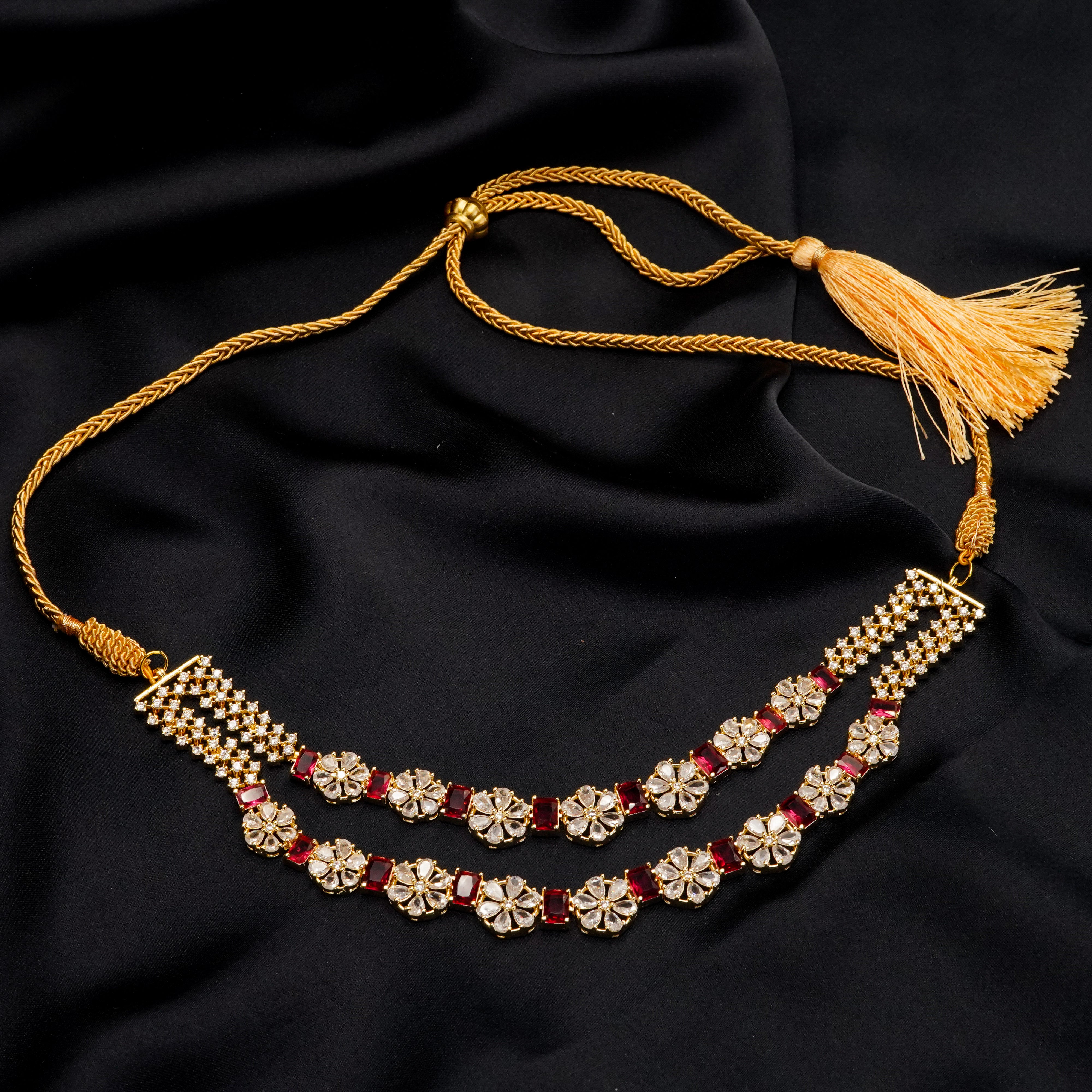 Stone Pendant with Earrings Set LS-16