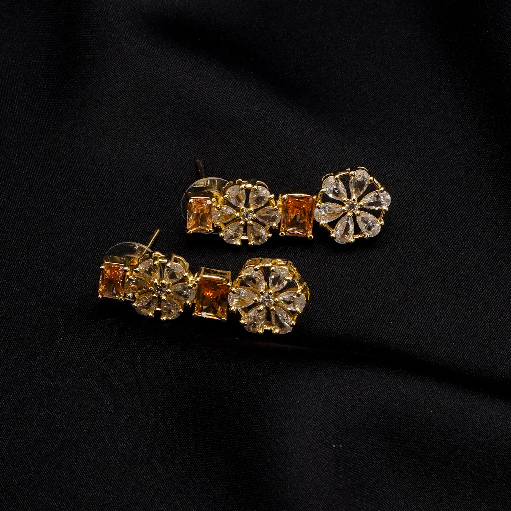 Stone Pendant with Earrings Set LS-16