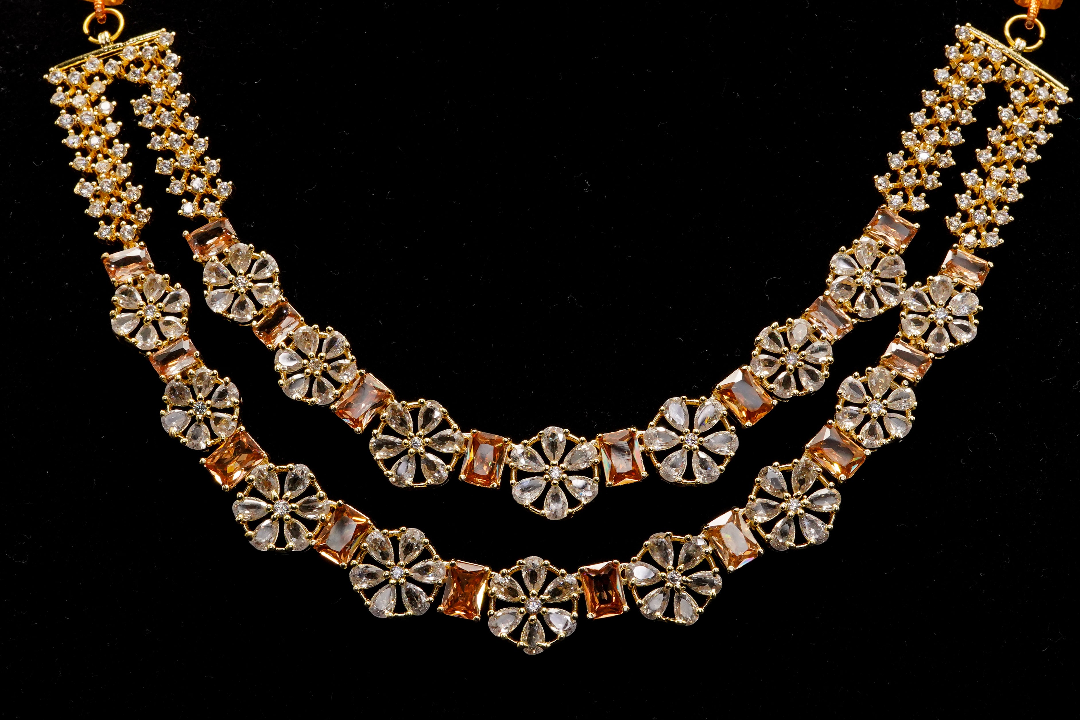 Stone Pendant with Earrings Set LS-16