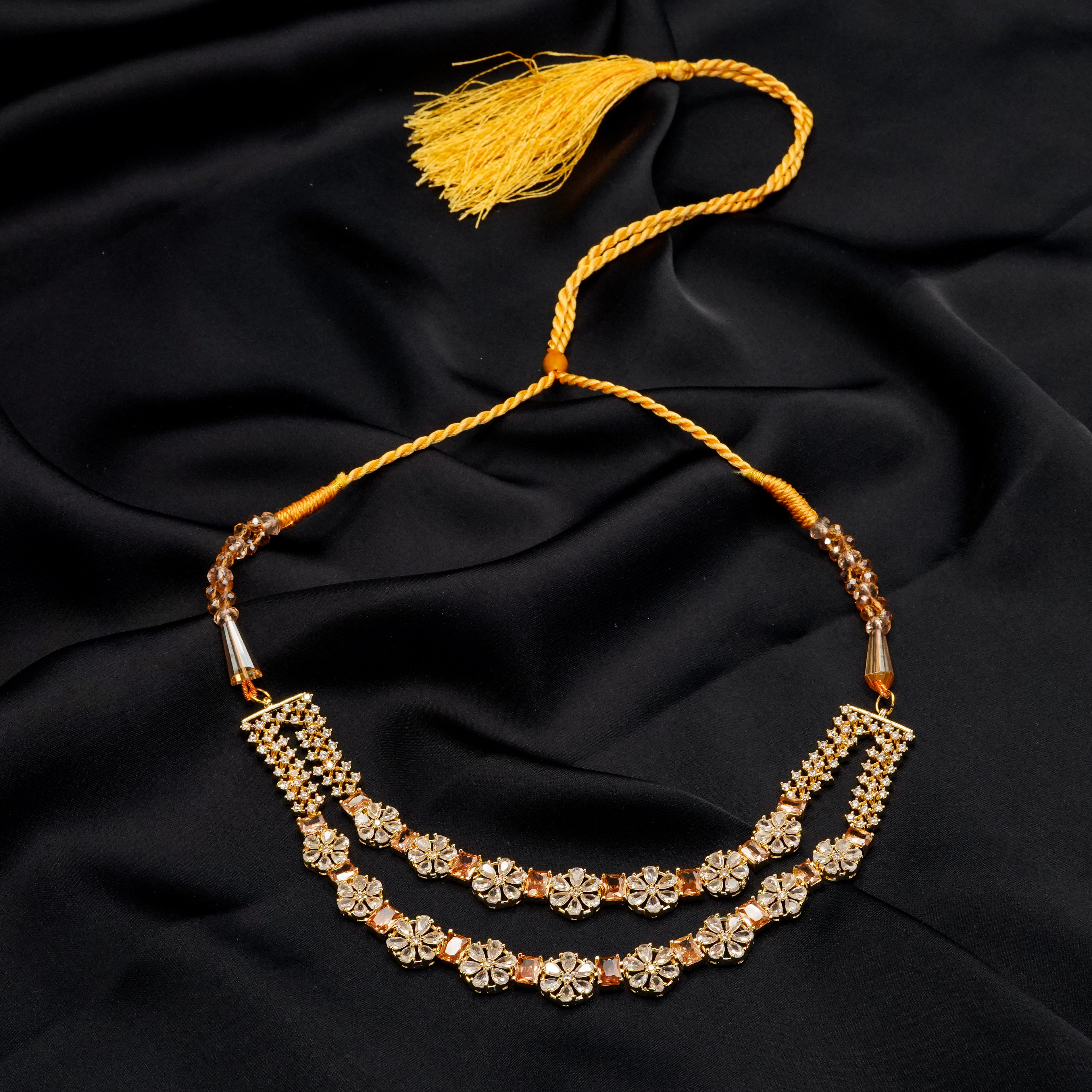 Stone Pendant with Earrings Set LS-16