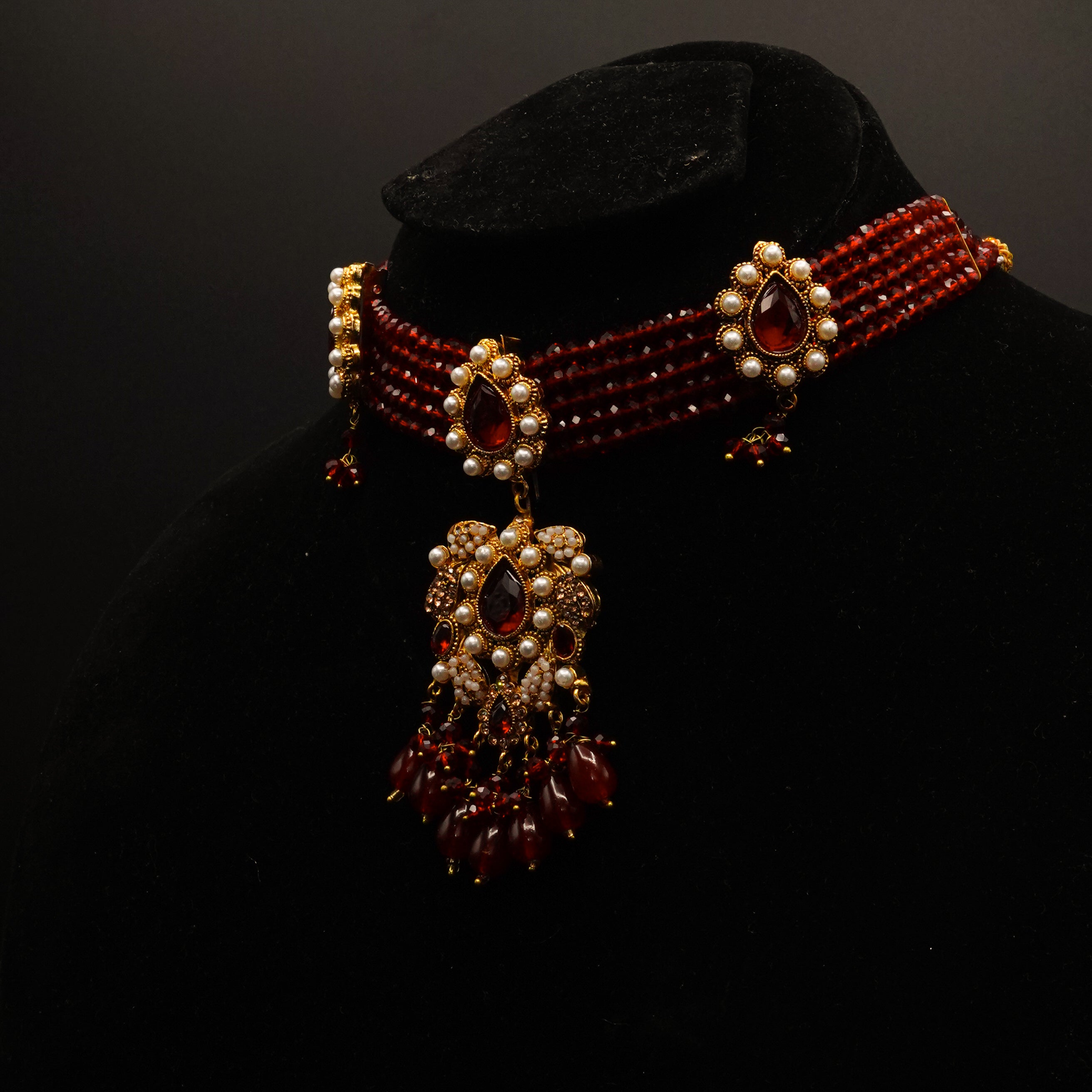Complete Bridal Necklace Set JS-17
