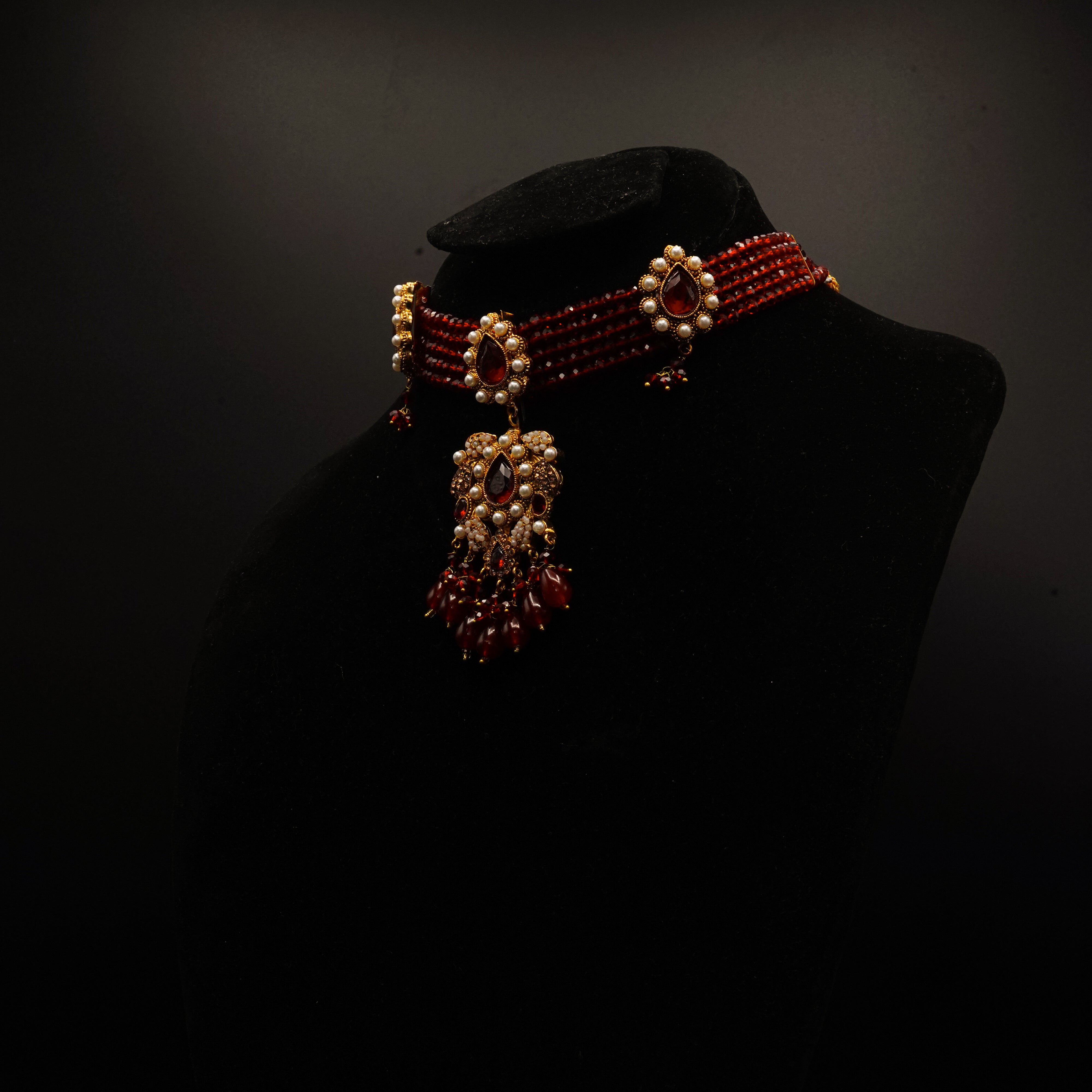 Complete Bridal Necklace Set JS-17