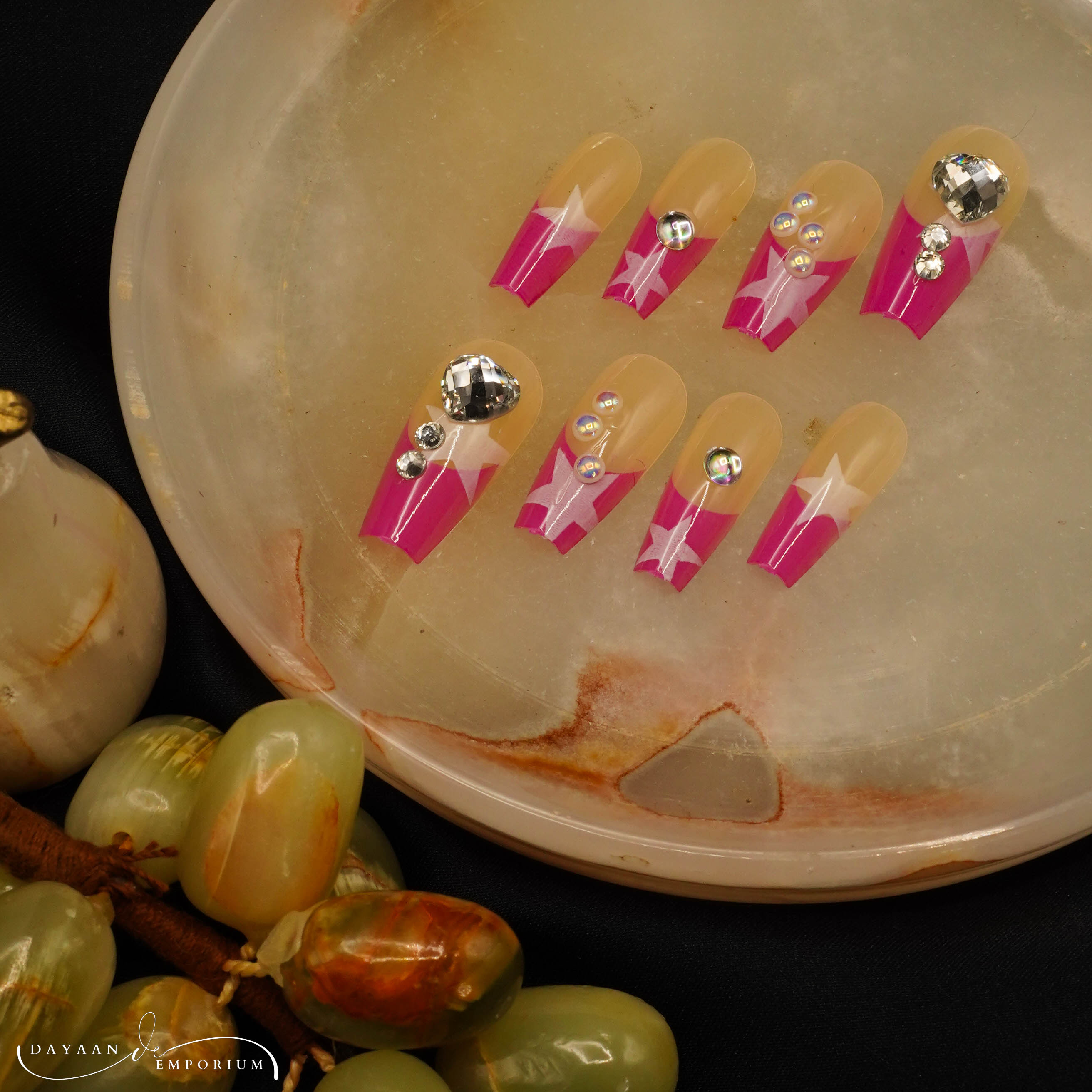 Beauty Nail Fancy 12pc D-1