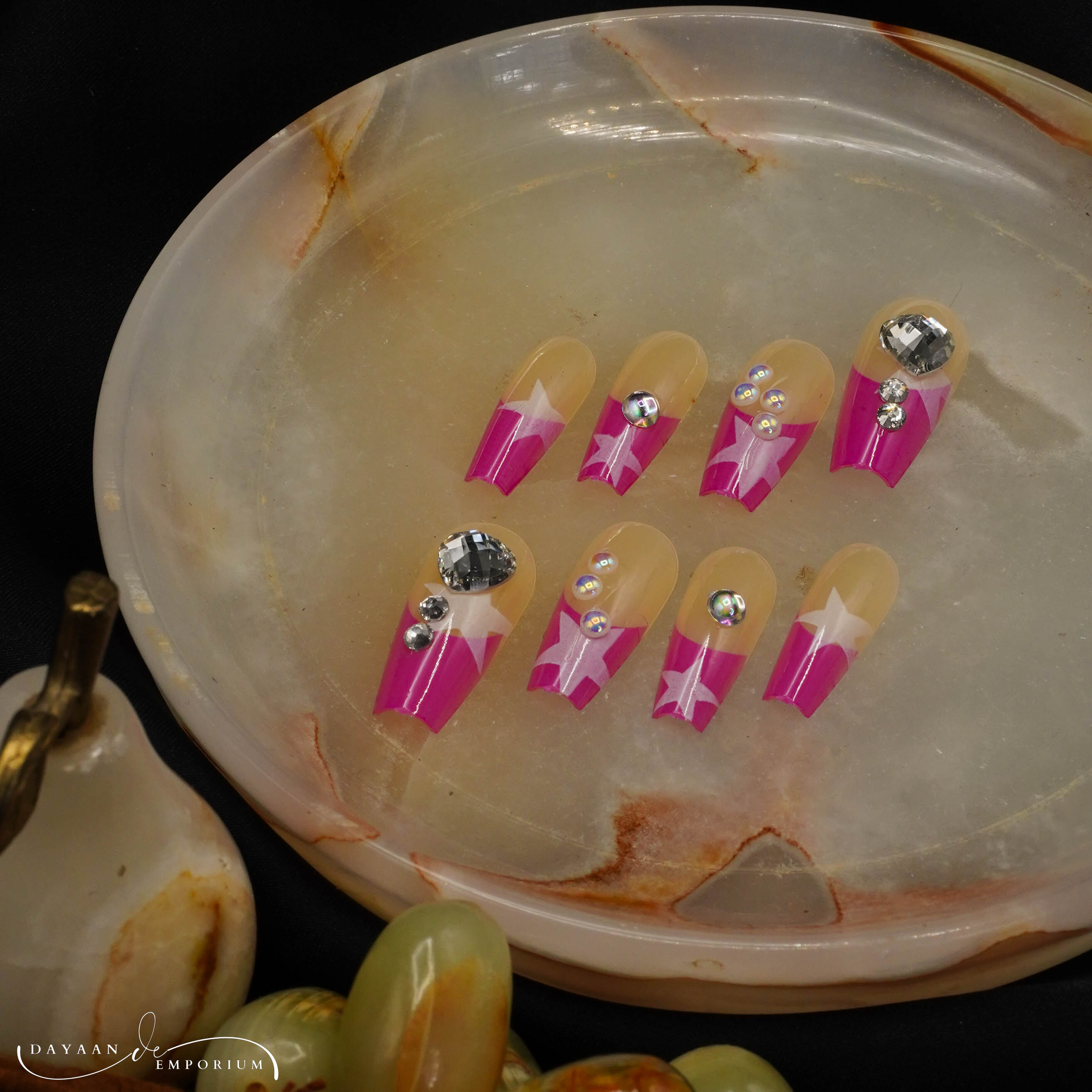 Beauty Nail Fancy 12pc D-1
