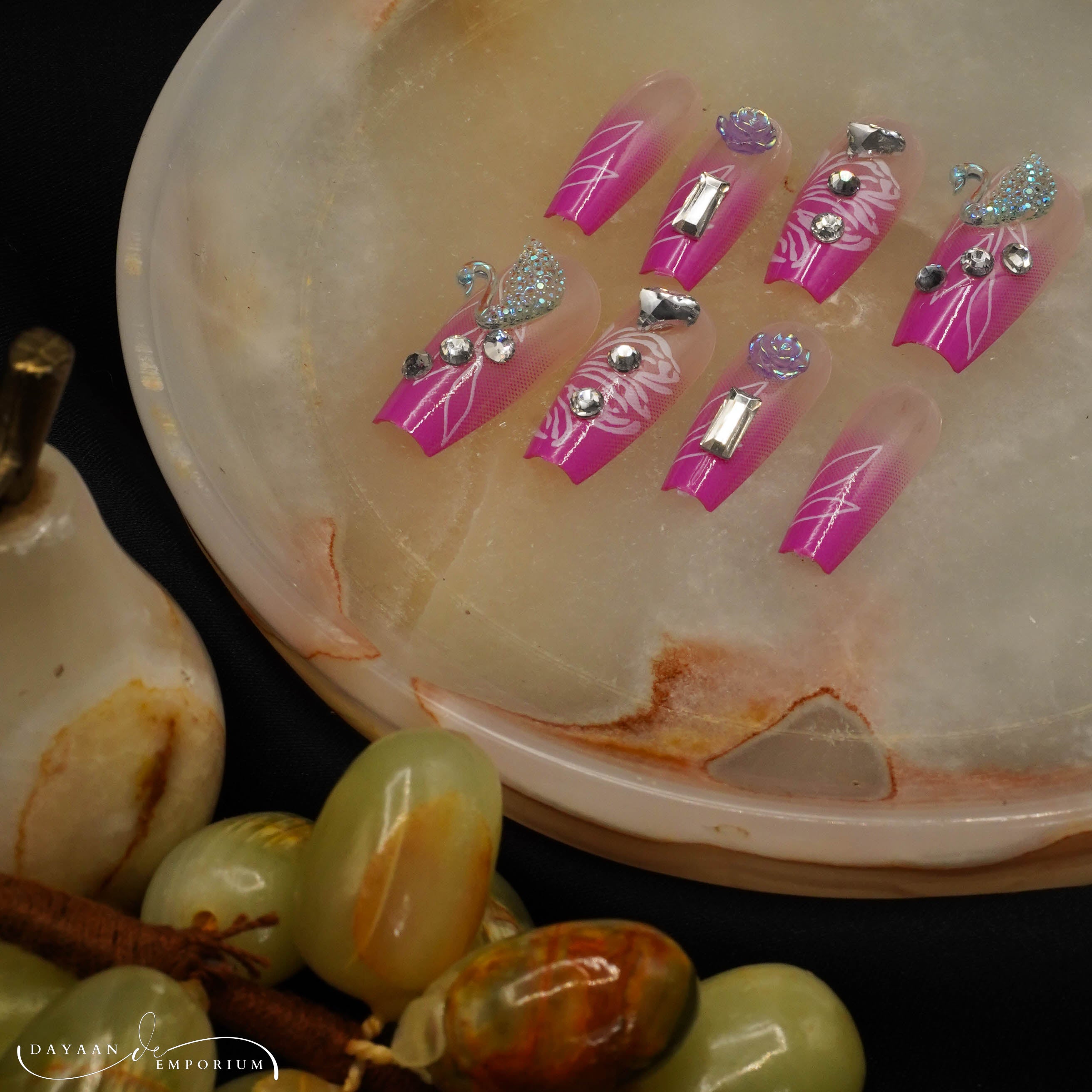 Beauty Nail Fancy 12pc D-4