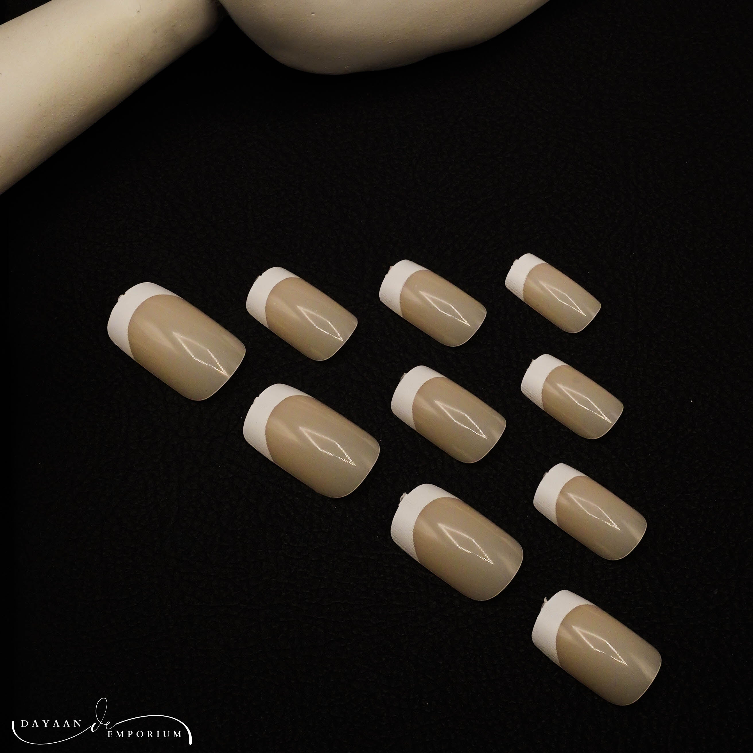 French Fashion Nails 12 Pc Pack  D-4