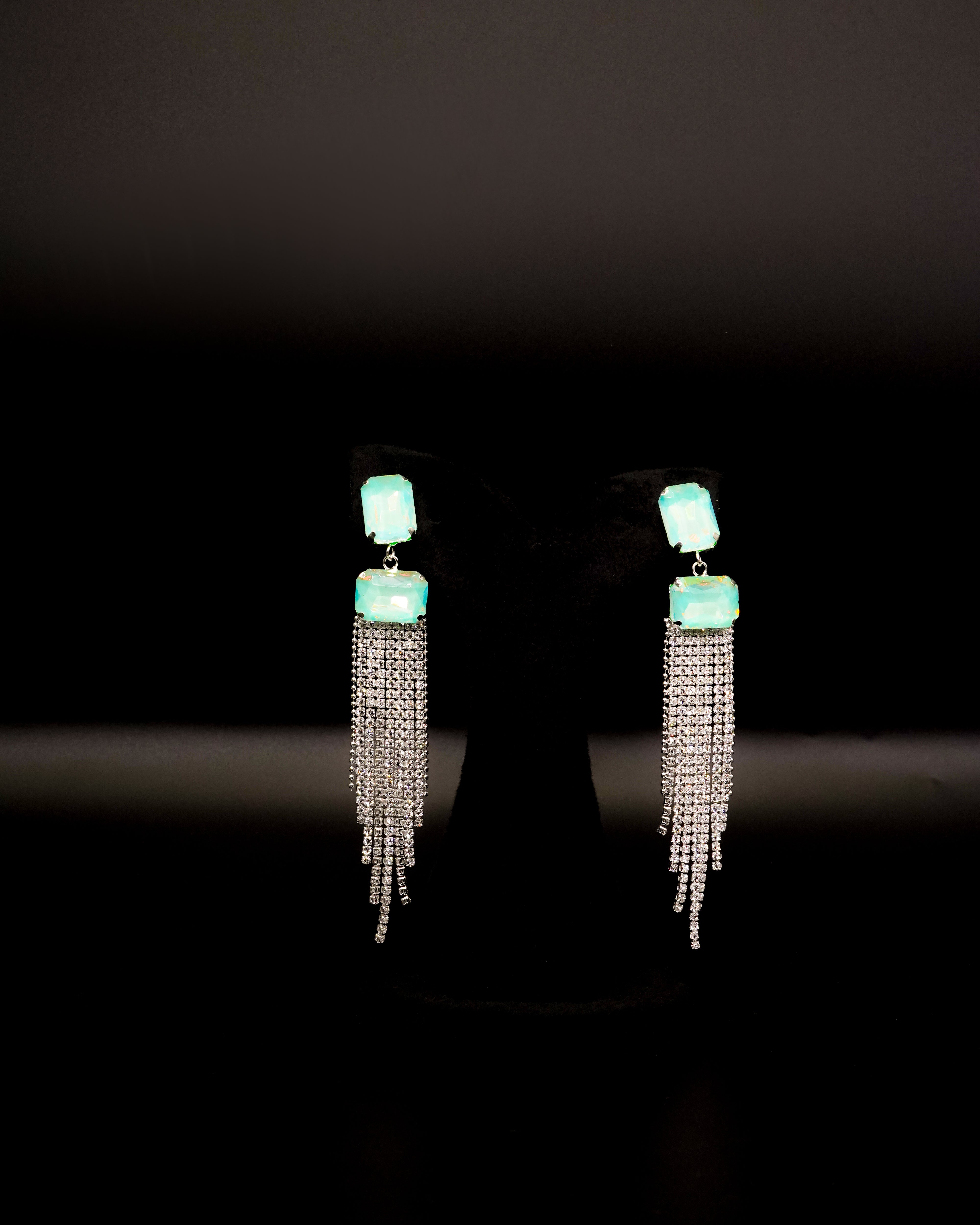 Silver Drop Earrings E-3