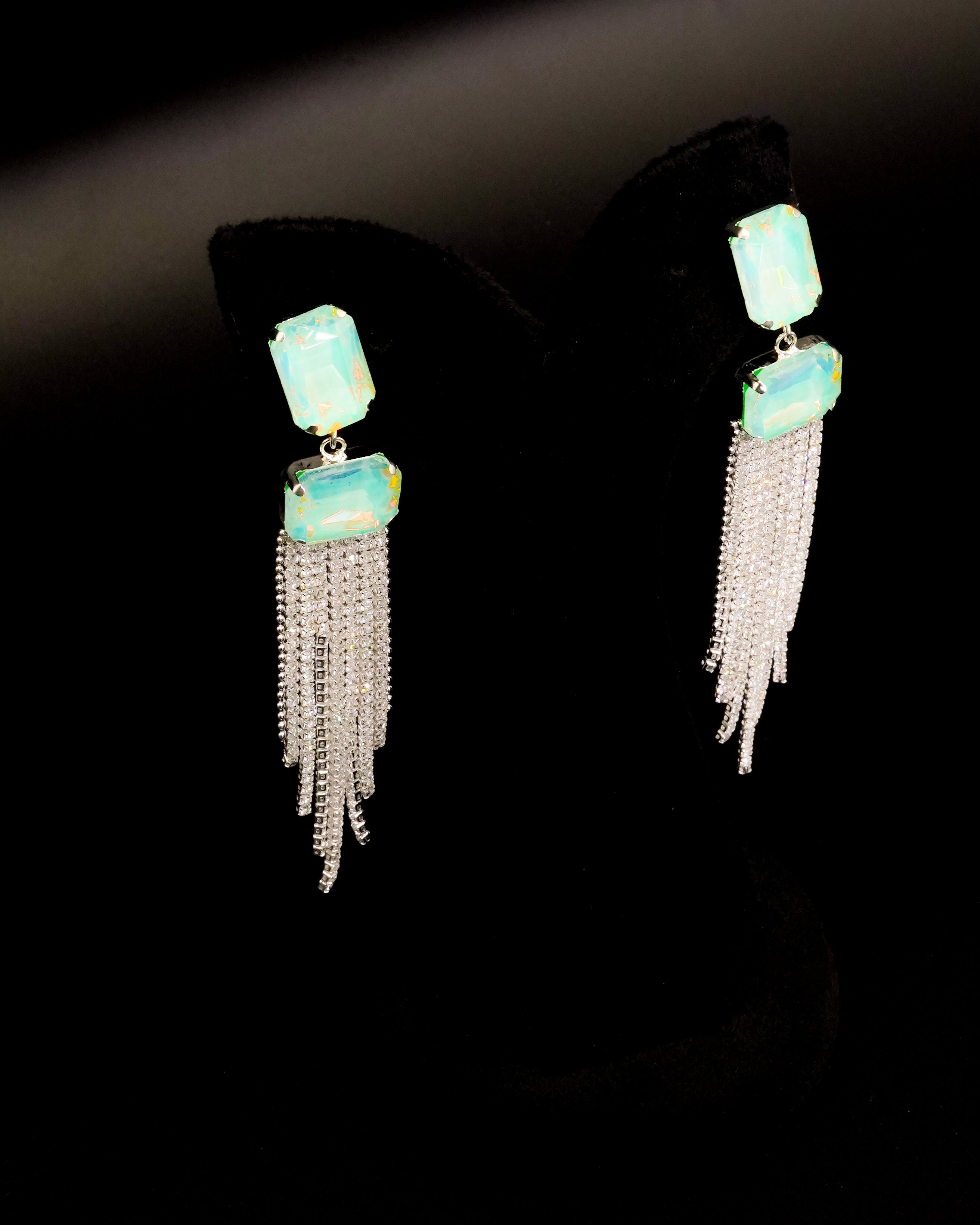 Silver Drop Earrings E-3
