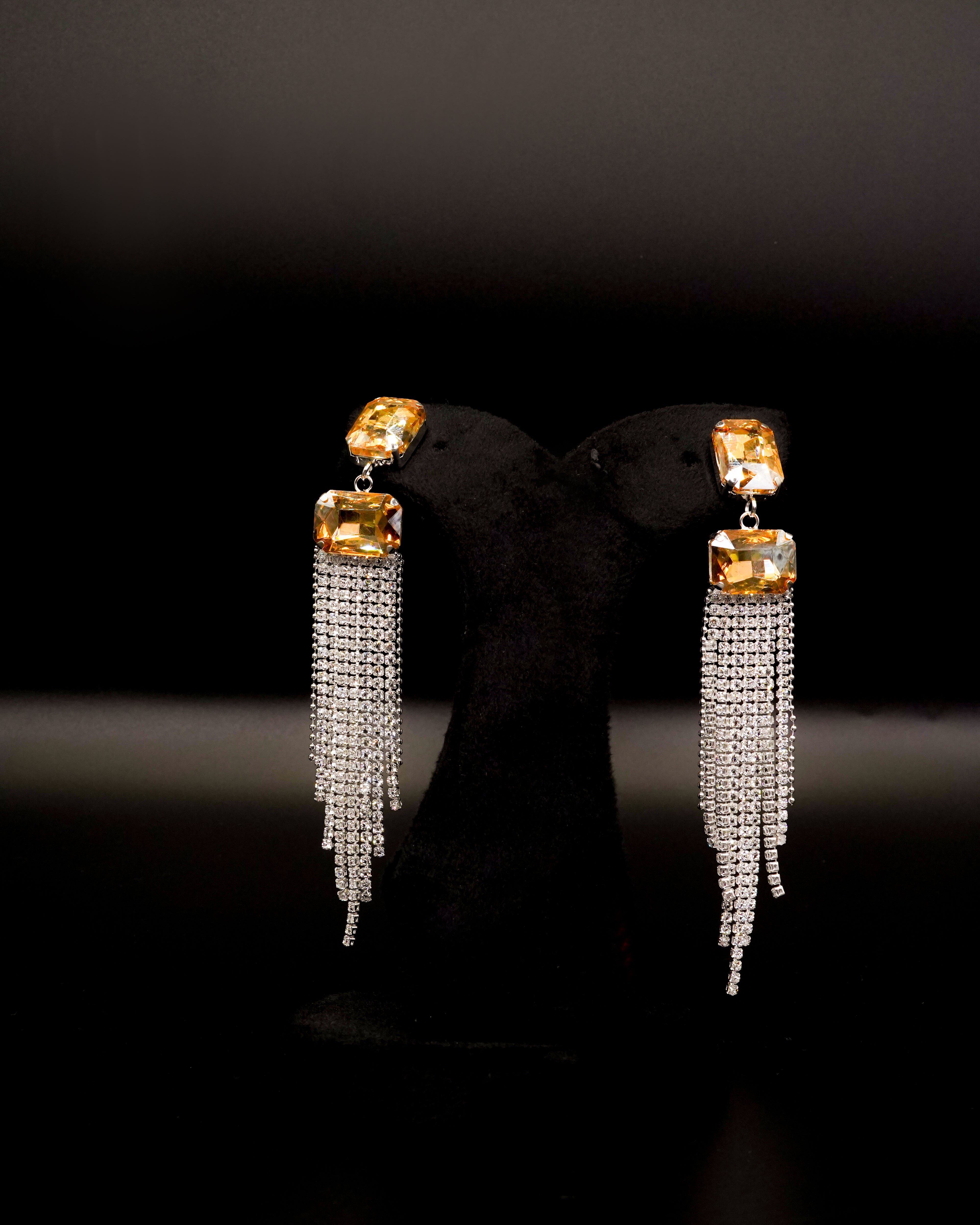 Silver Drop Earrings E-3