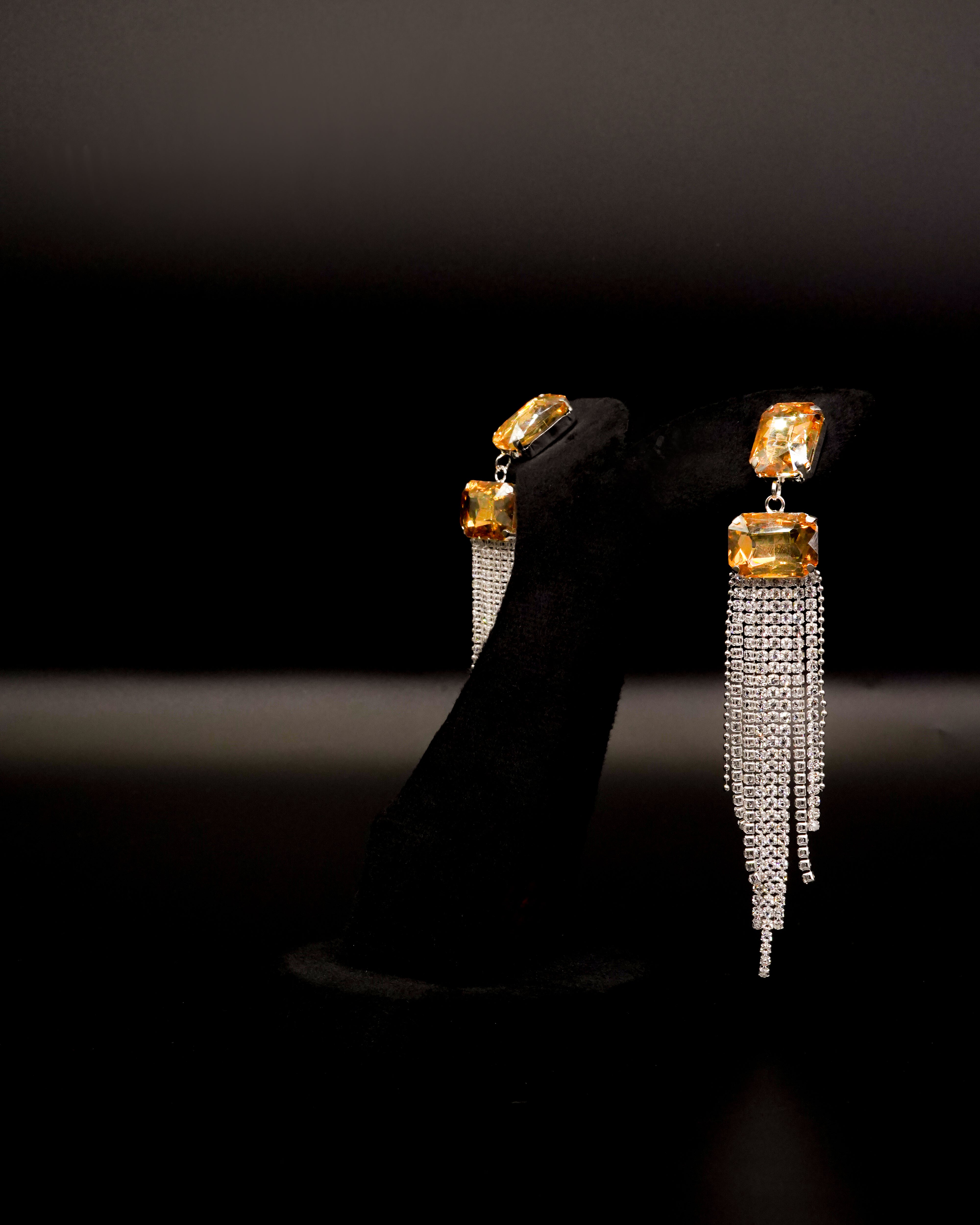 Silver Drop Earrings E-3