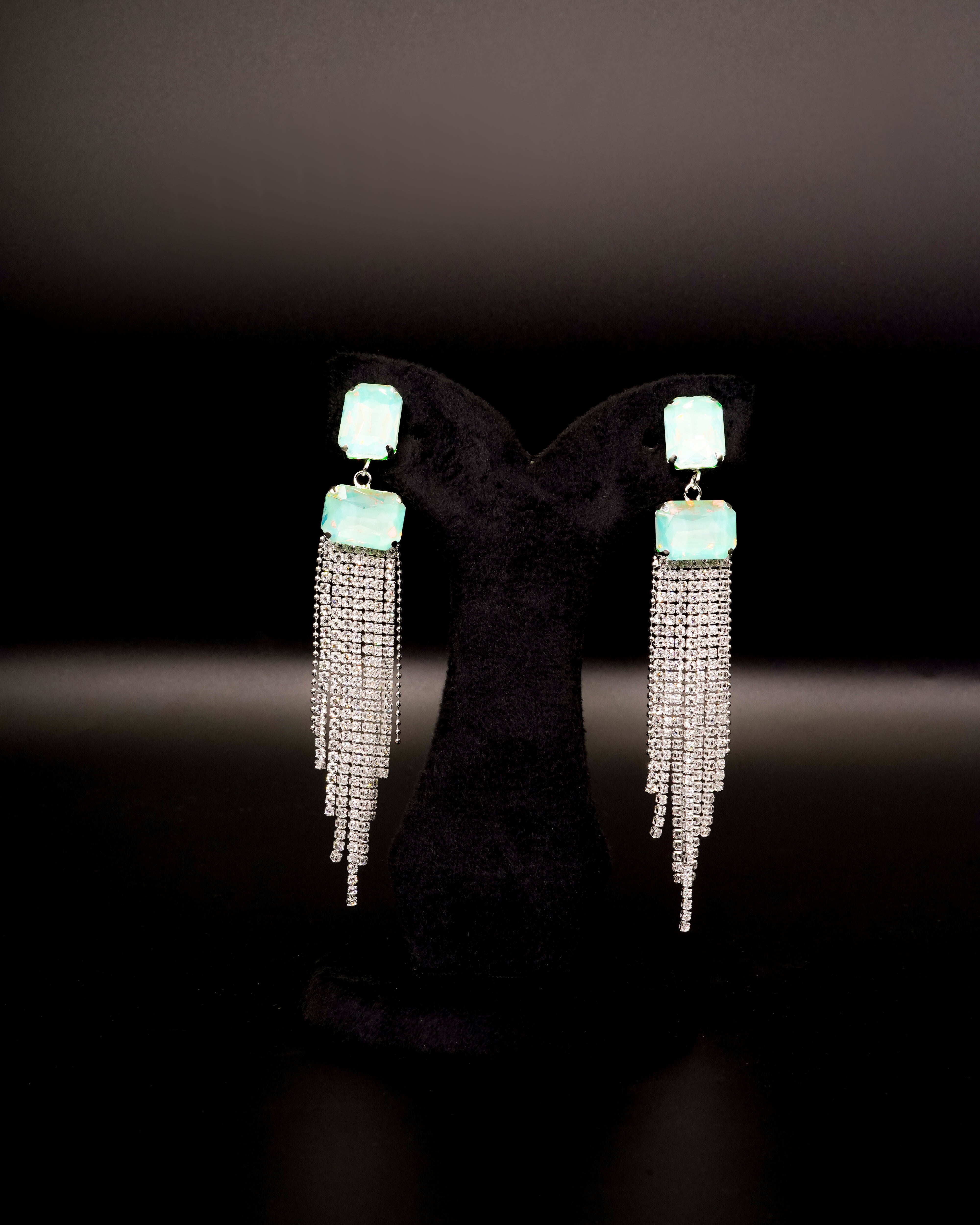 Silver Drop Earrings E-3