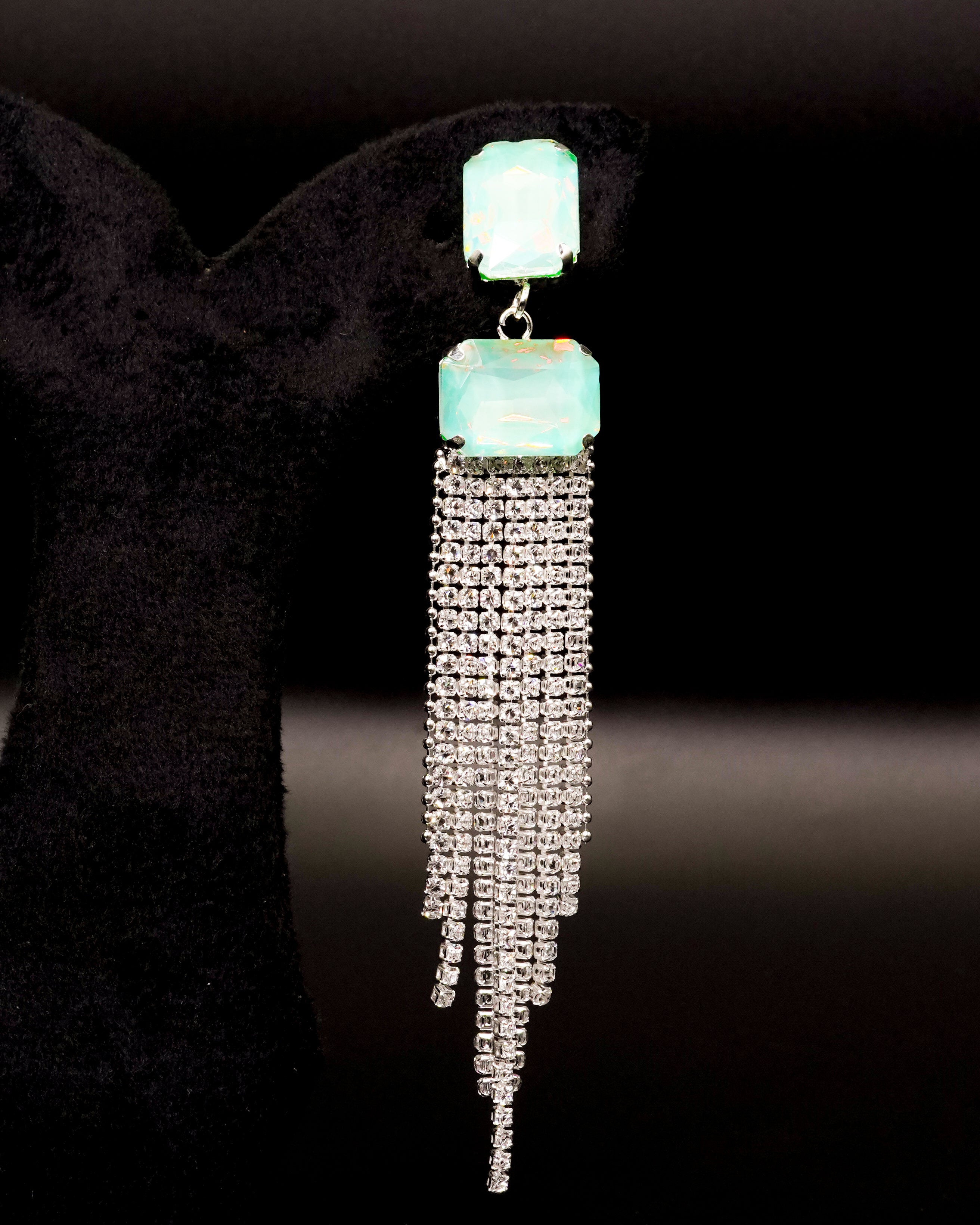 Silver Drop Earrings E-3