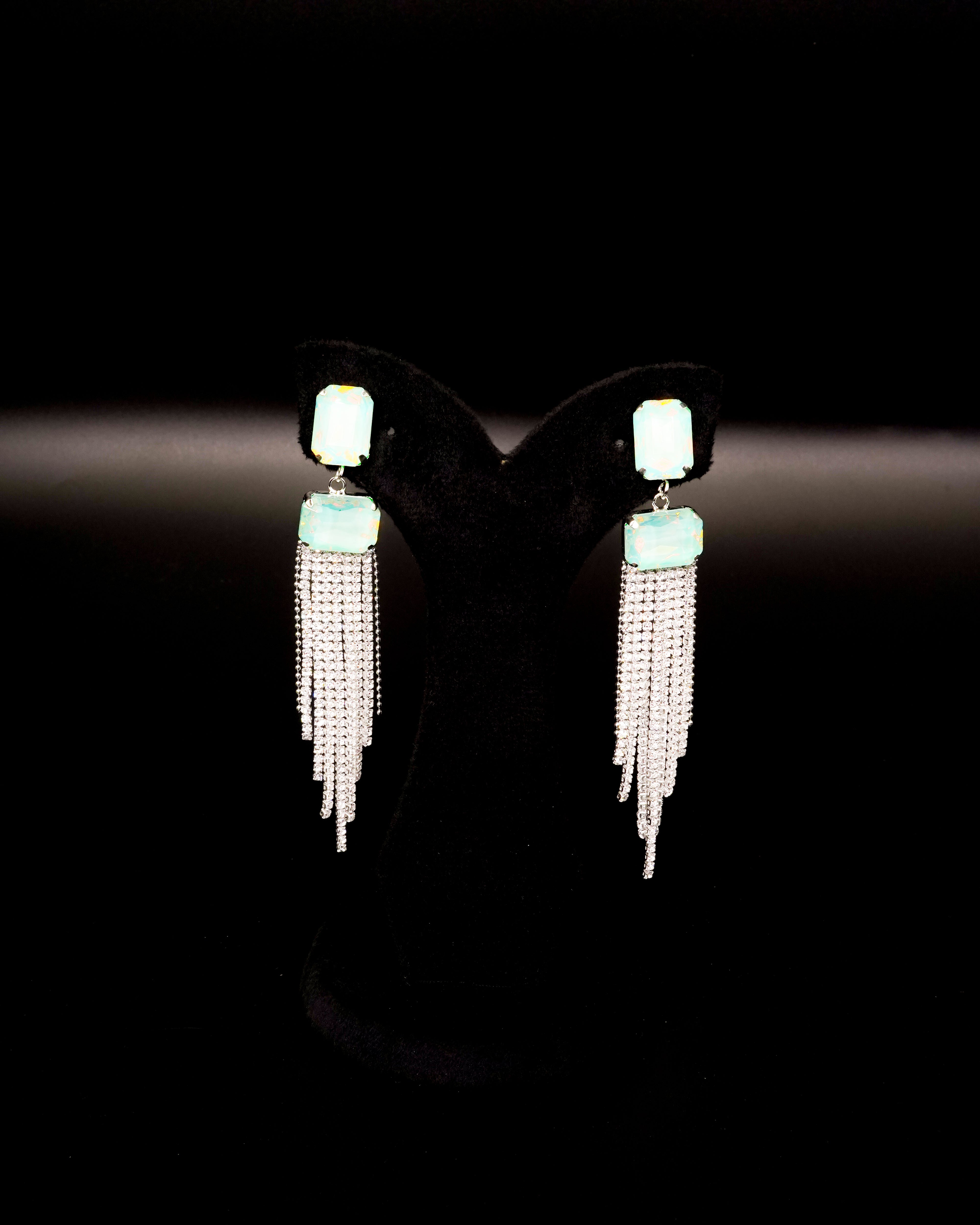 Silver Drop Earrings E-3
