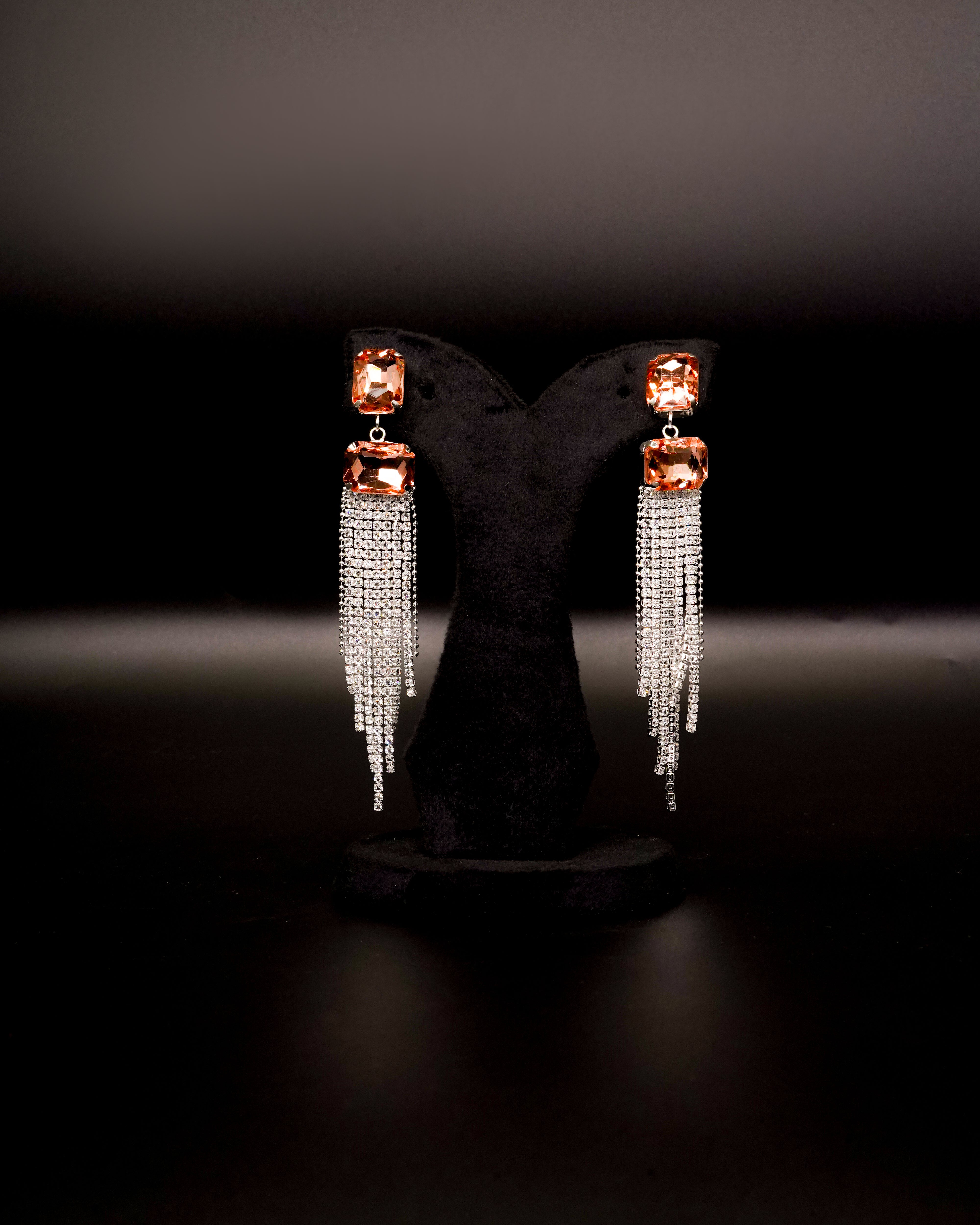 Silver Drop Earrings E-3