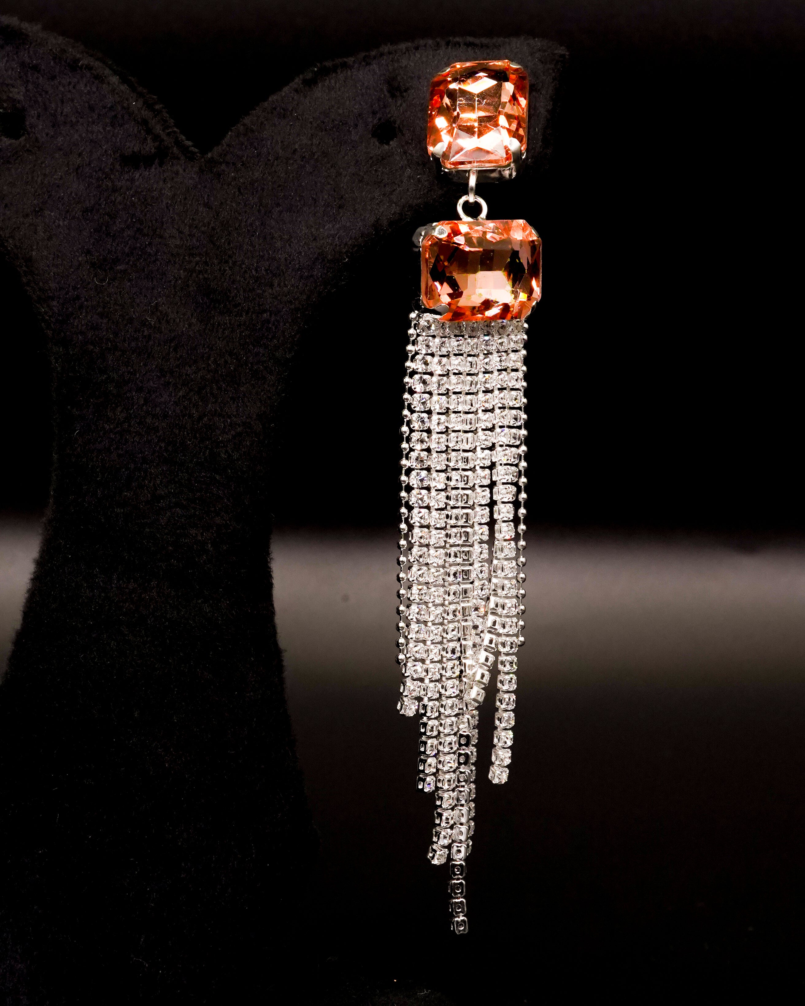 Silver Drop Earrings E-3