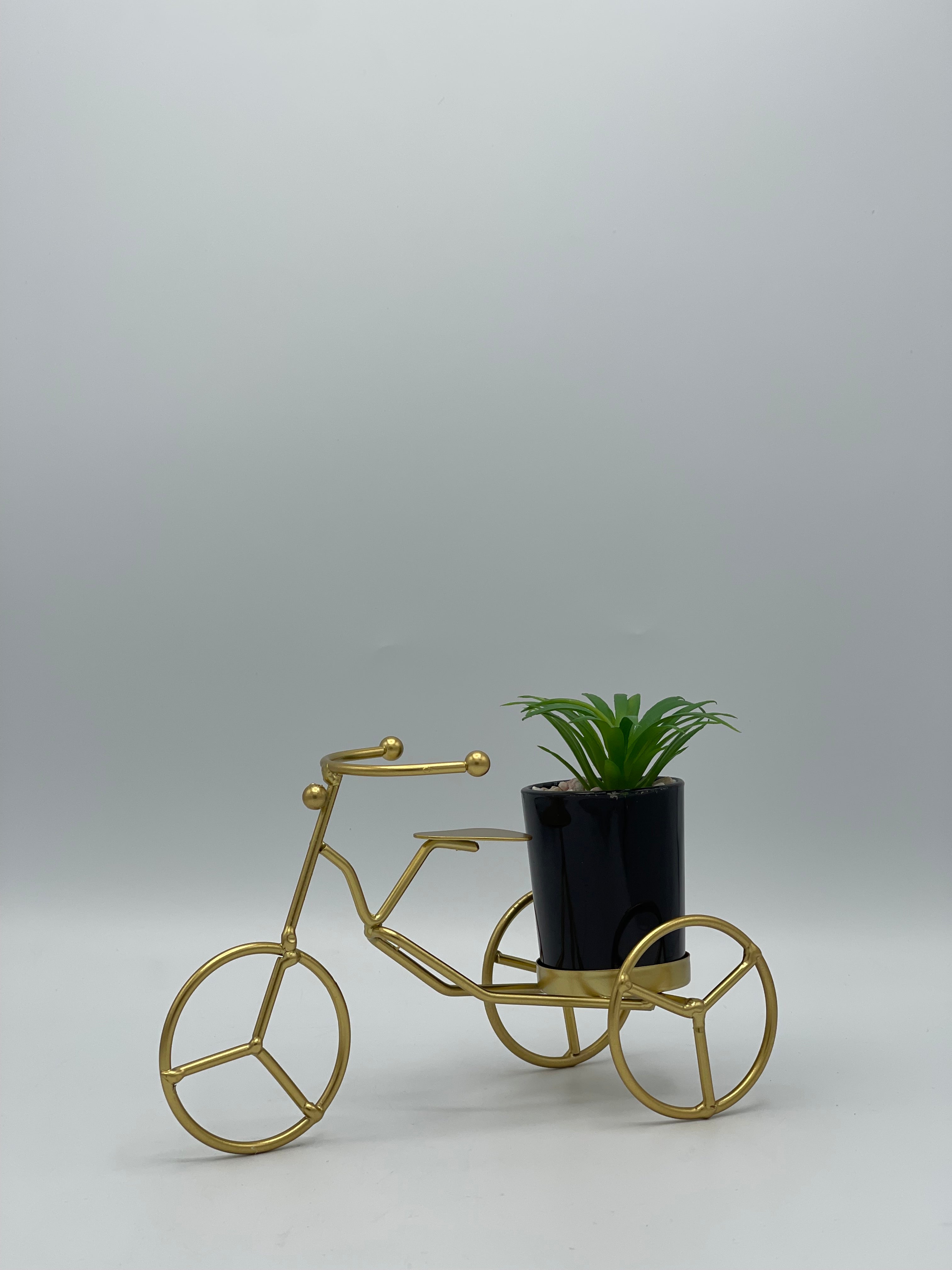 Home Decor Metal Alloy Cycle Style Centerpiece Small RK 7  Size (3x5)