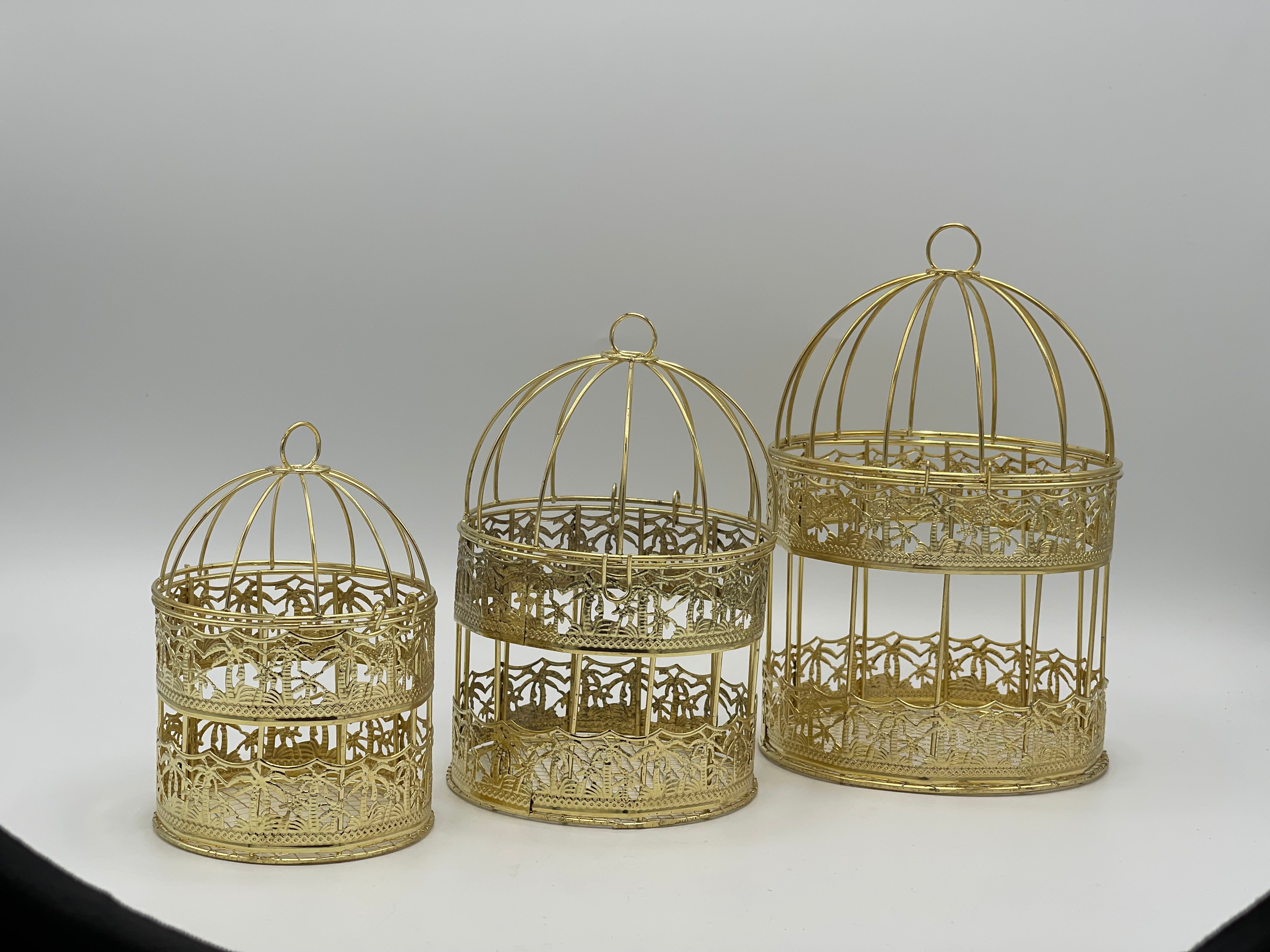 Premium Diamond Metal Cage 3 Pcs Set D-3