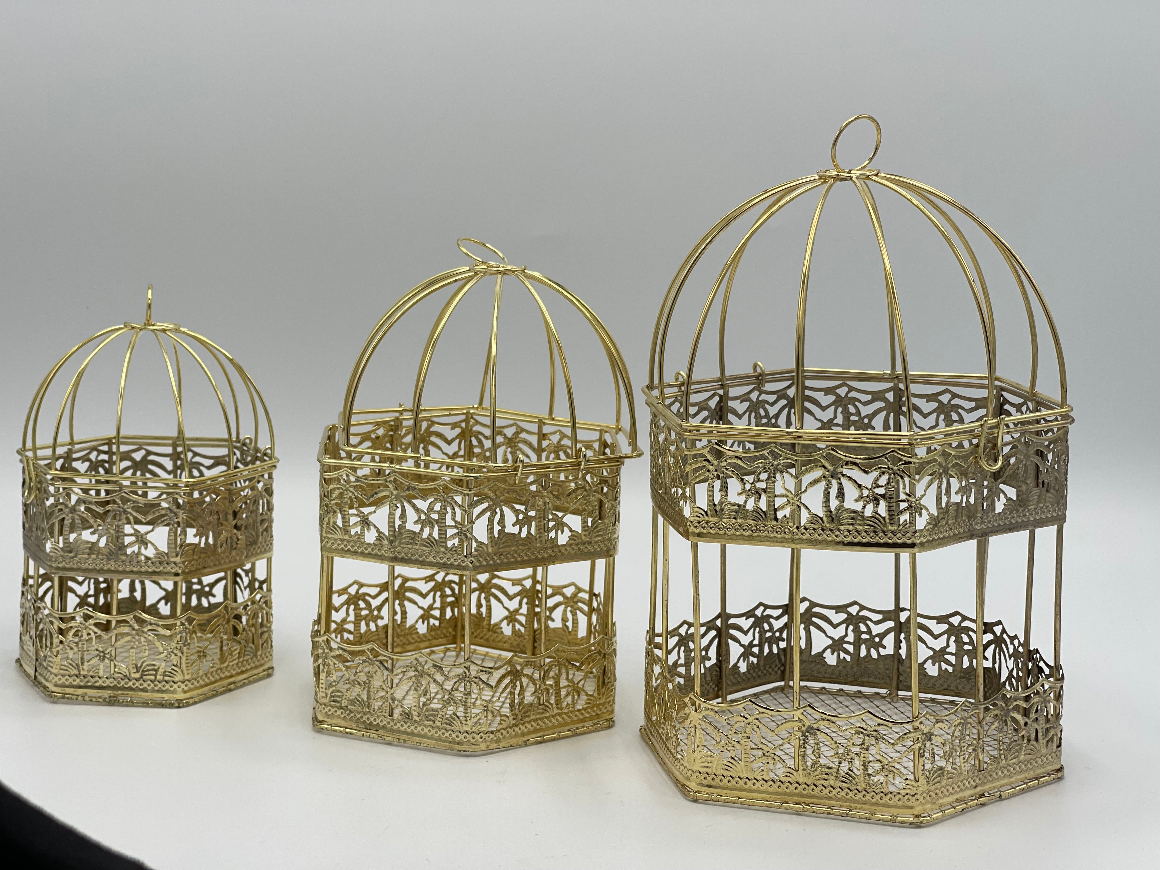 Premium Diamond Metal Cage 3 Pcs Set D-2