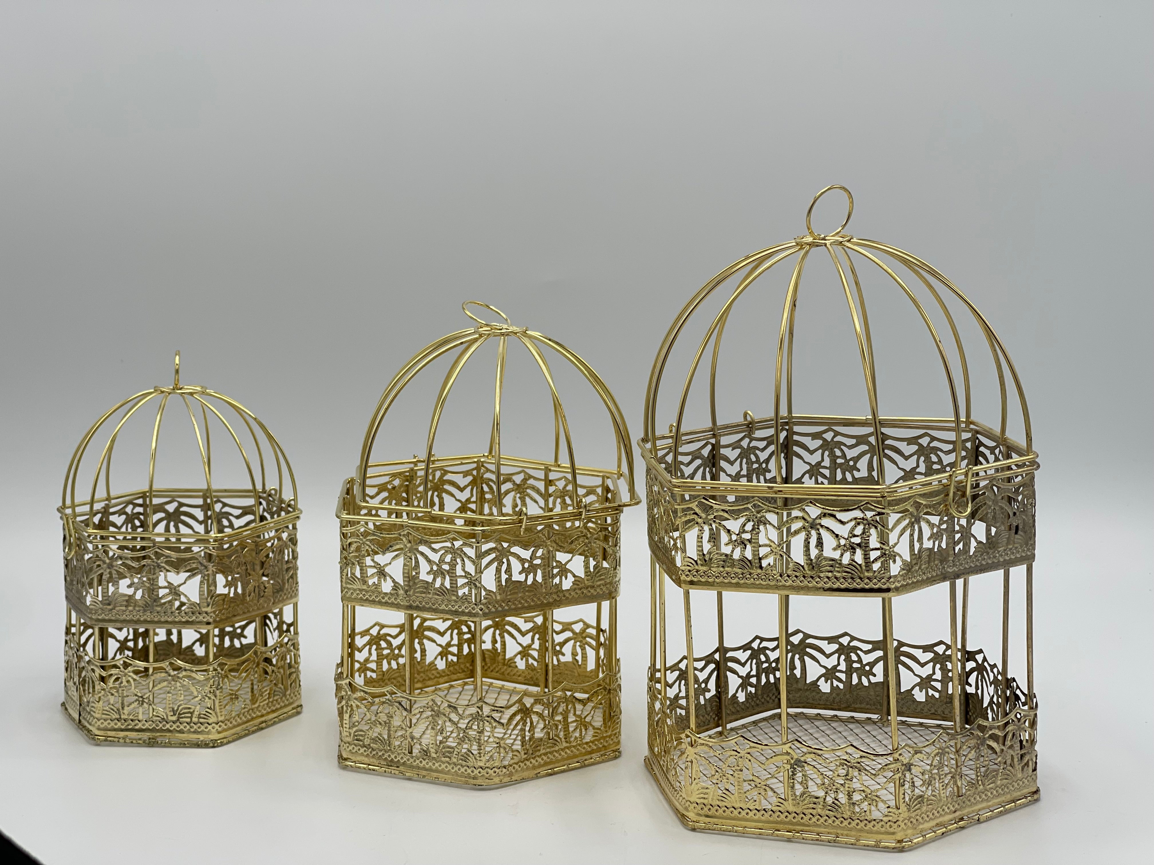 Premium Diamond Metal Cage 3 Pcs Set D-2
