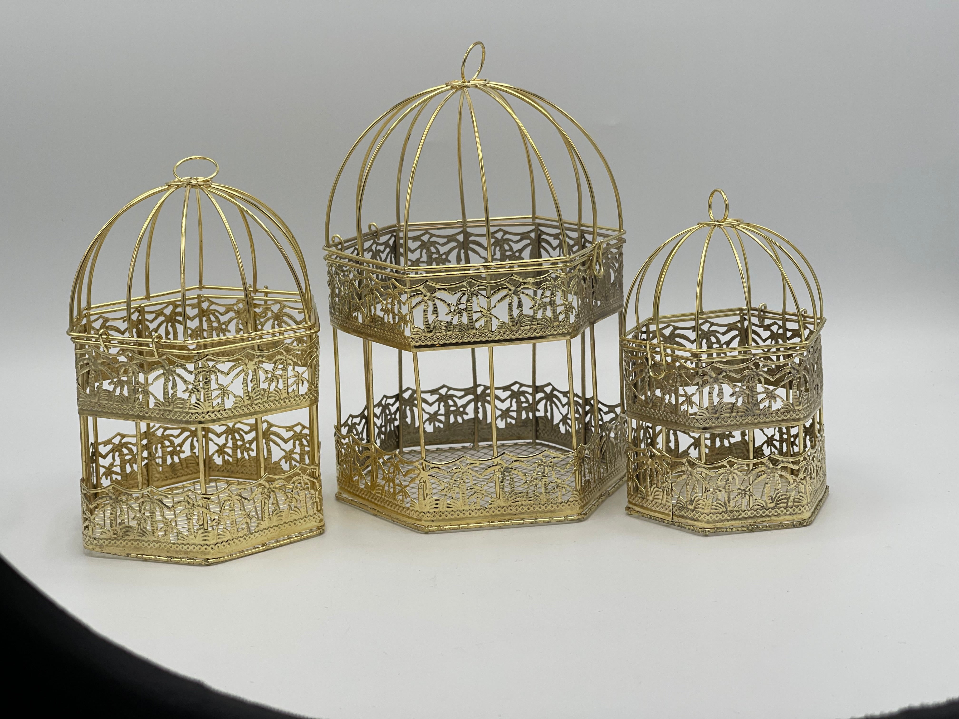 Premium Diamond Metal Cage 3 Pcs Set D-2