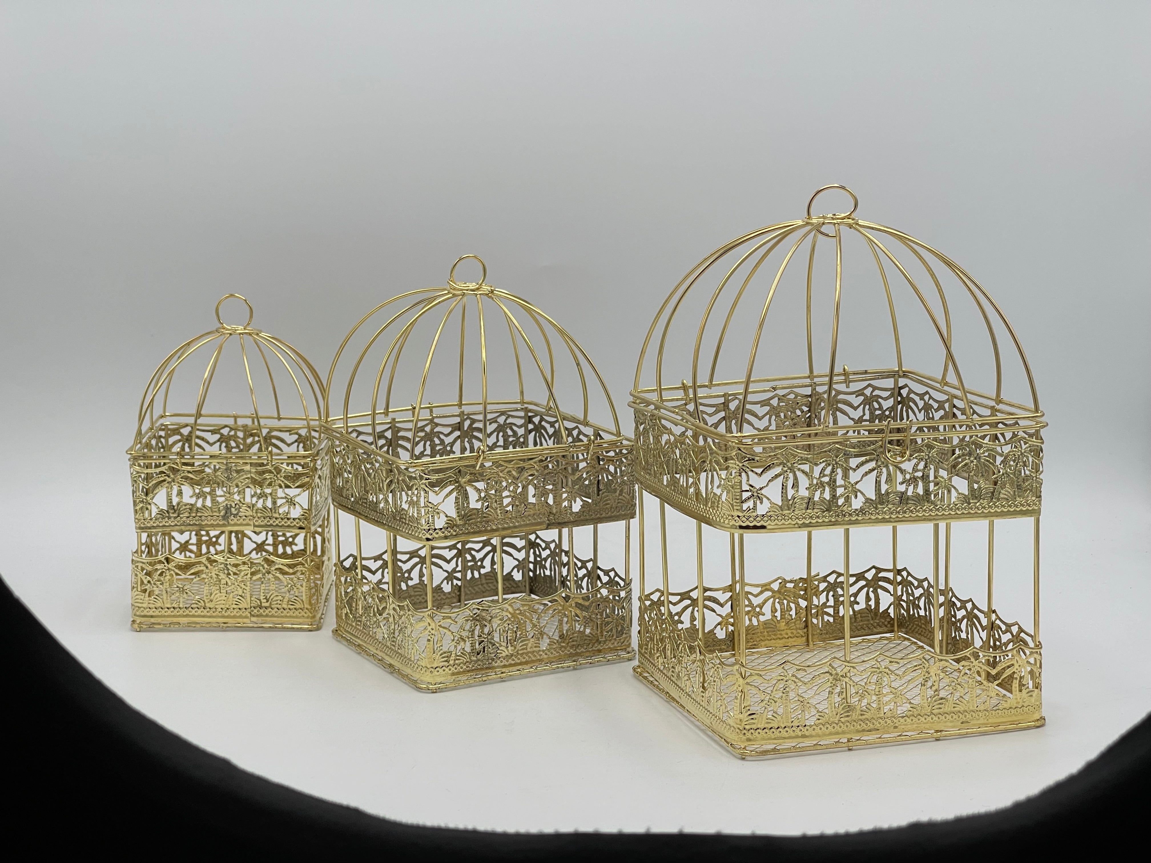 Premium Diamond Metal Cage 3 Pcs Set D-1