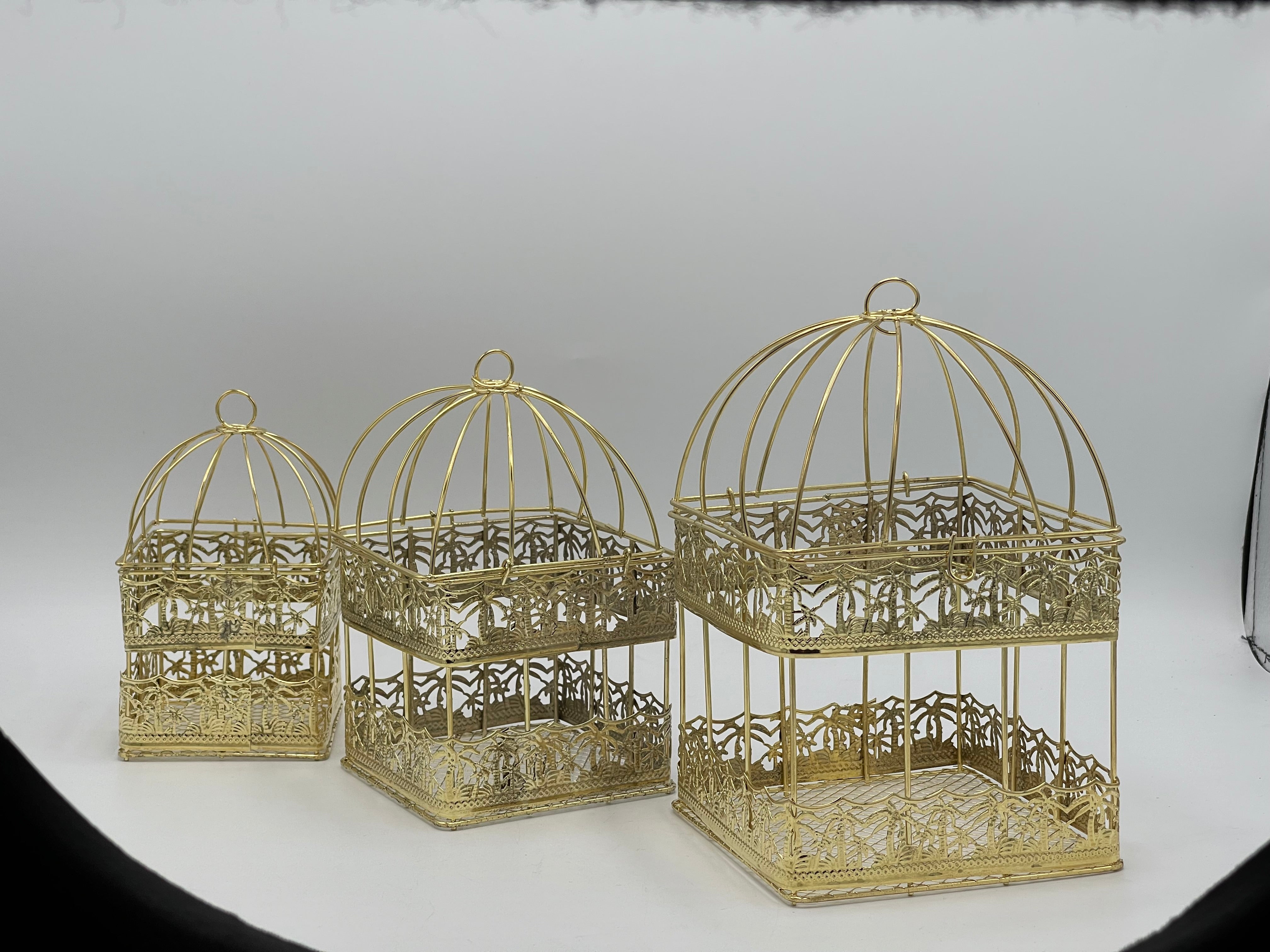 Premium Diamond Metal Cage 3 Pcs Set D-1