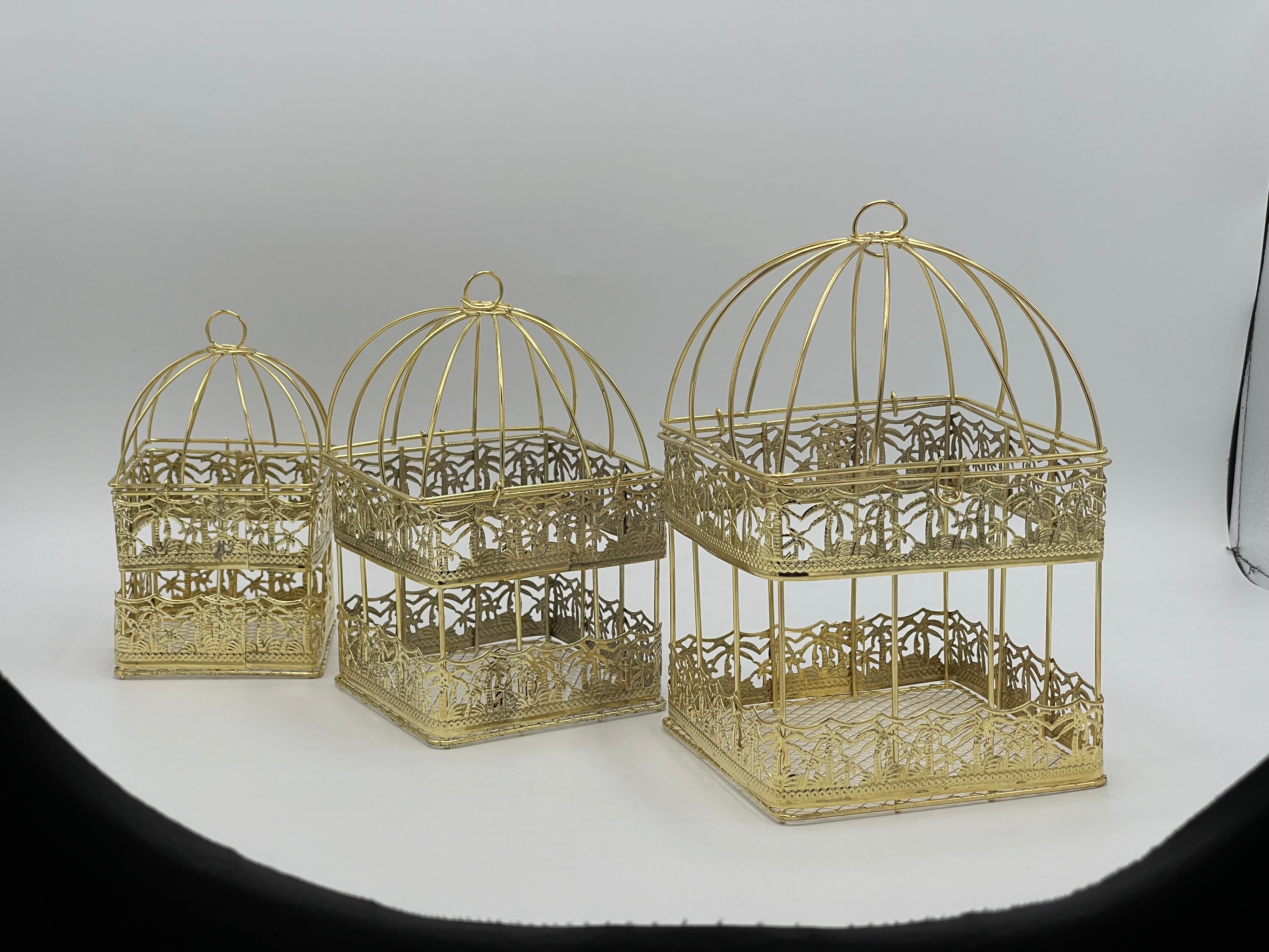 Premium Diamond Metal Cage 3 Pcs Set D-1