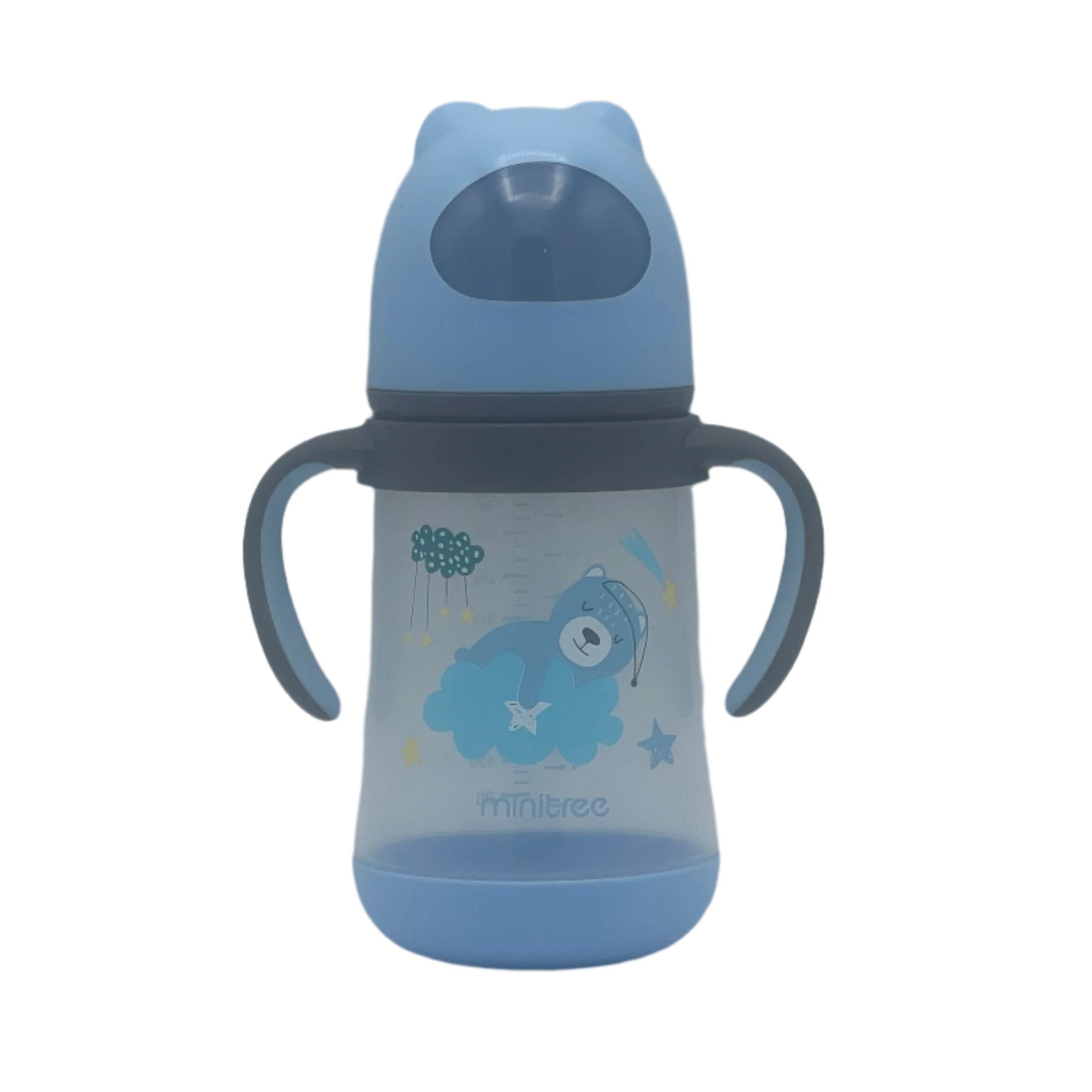 Minitree Regular Neck Feeding Bottle With Handle 330 ml 6 Month + BF-9