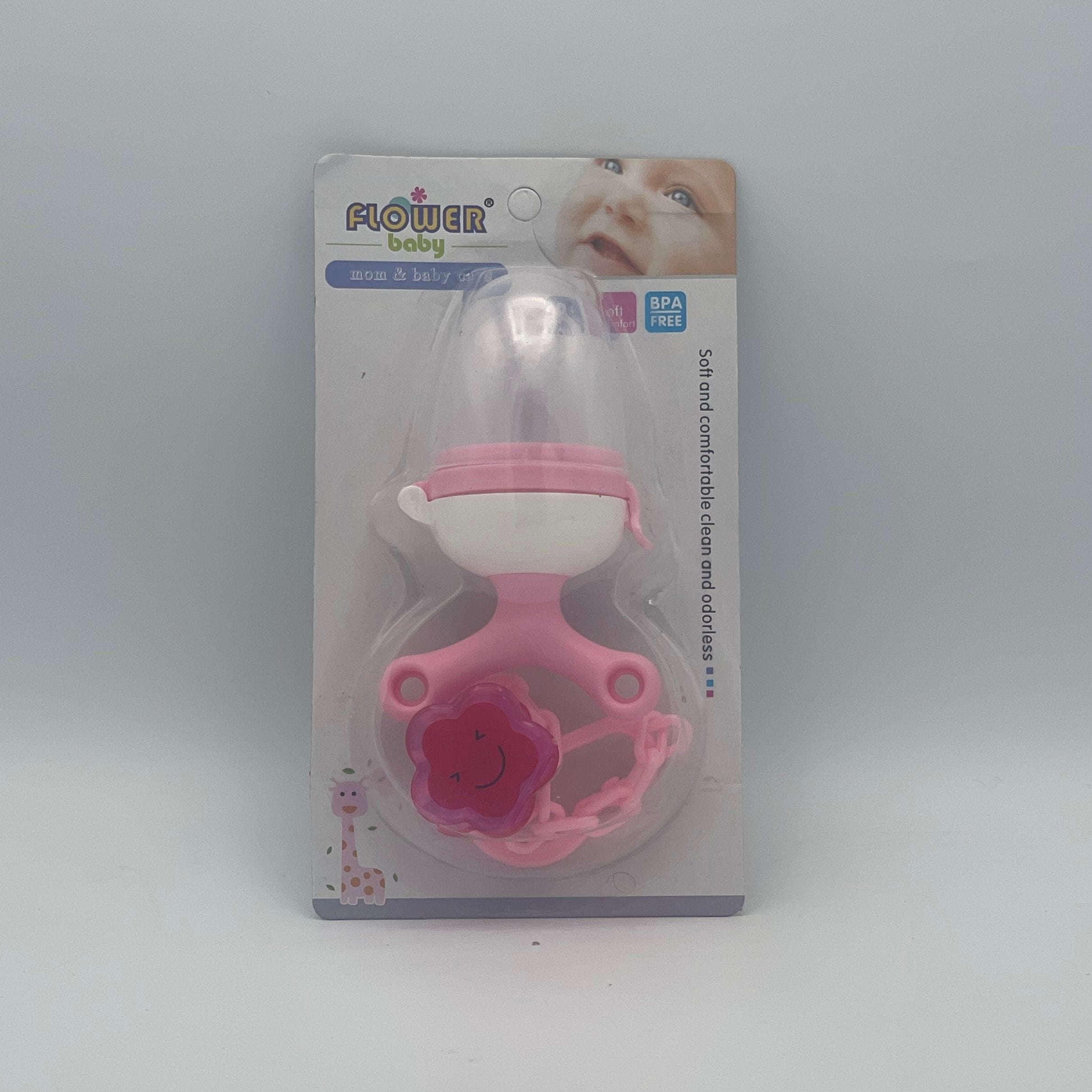 Flower Baby Fruit Feeder Pacifier With Clip FF-7