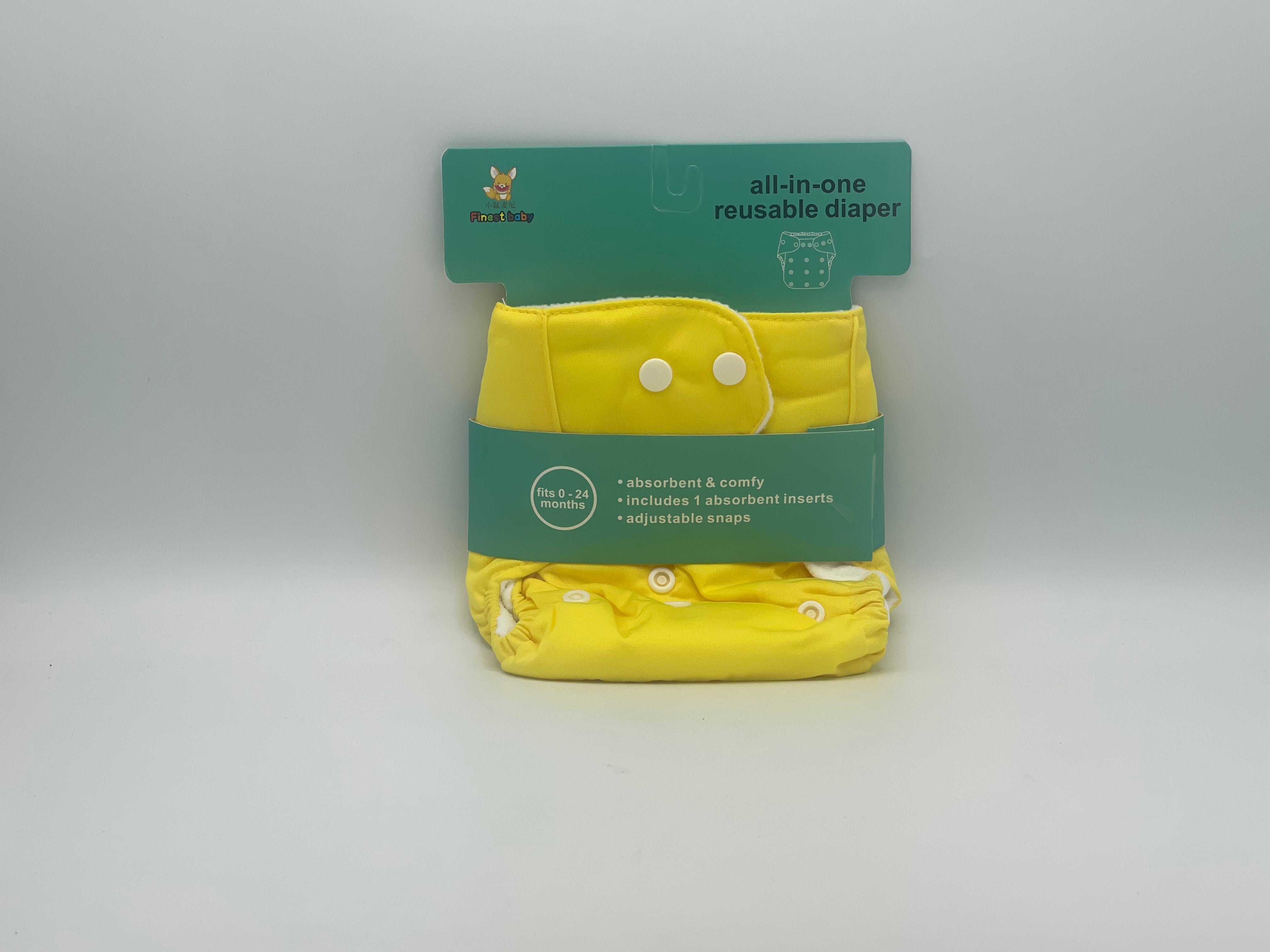 All in one Reusable Diaper 0 Month to 24 Months