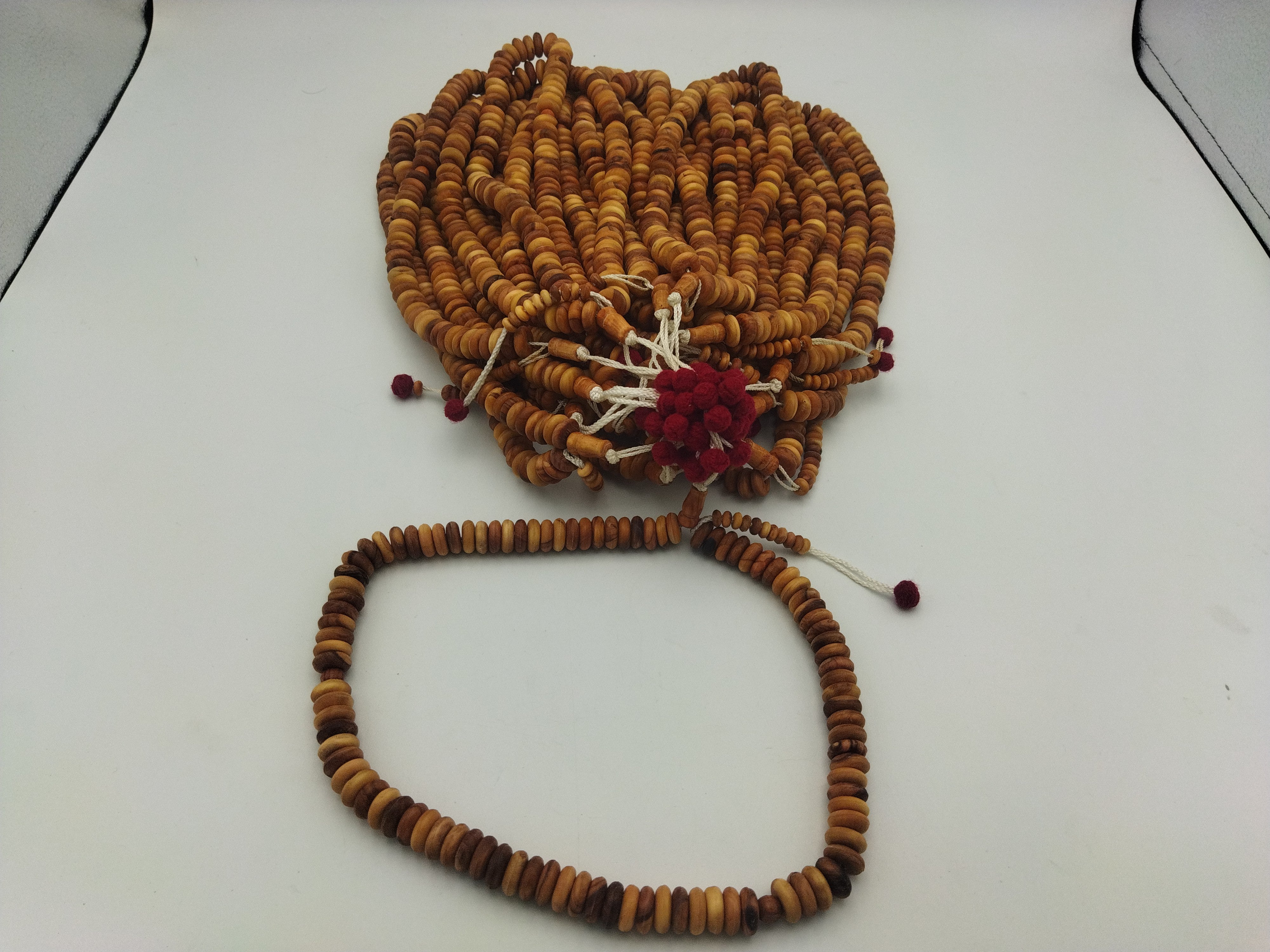 High Quality Wooden Tasbih 100 Beads Brown Colour 12pc