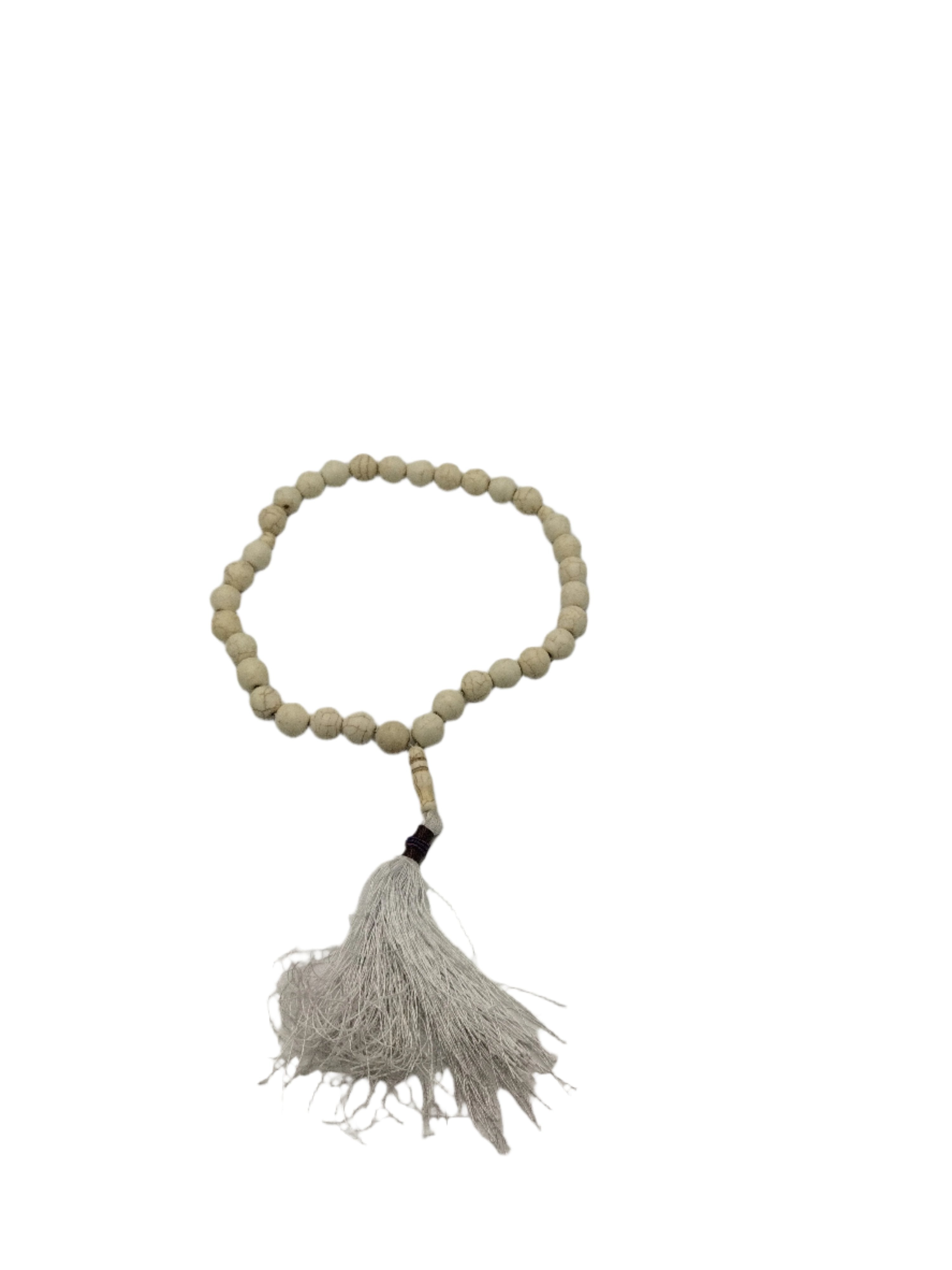 White Firoza Stone Tasbih 33 Beads 16 mm