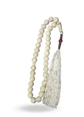 White Firoza Stone Tasbih 33 Beads 16 mm