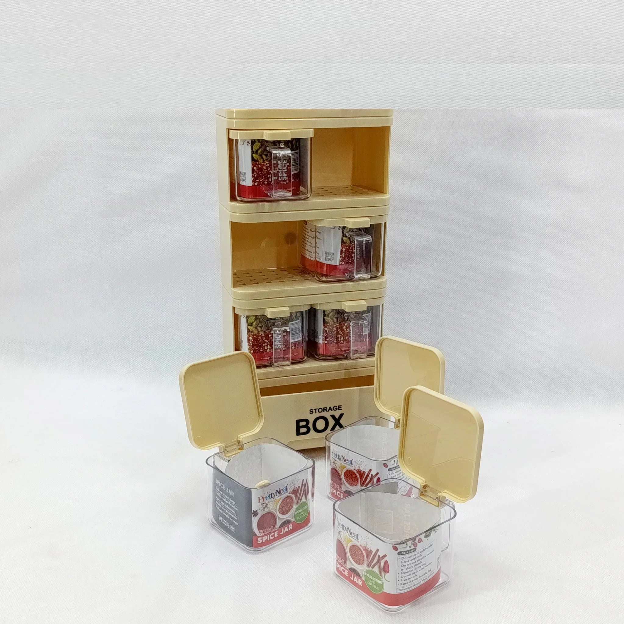 Spice Tower Storage Box 6 IN 1