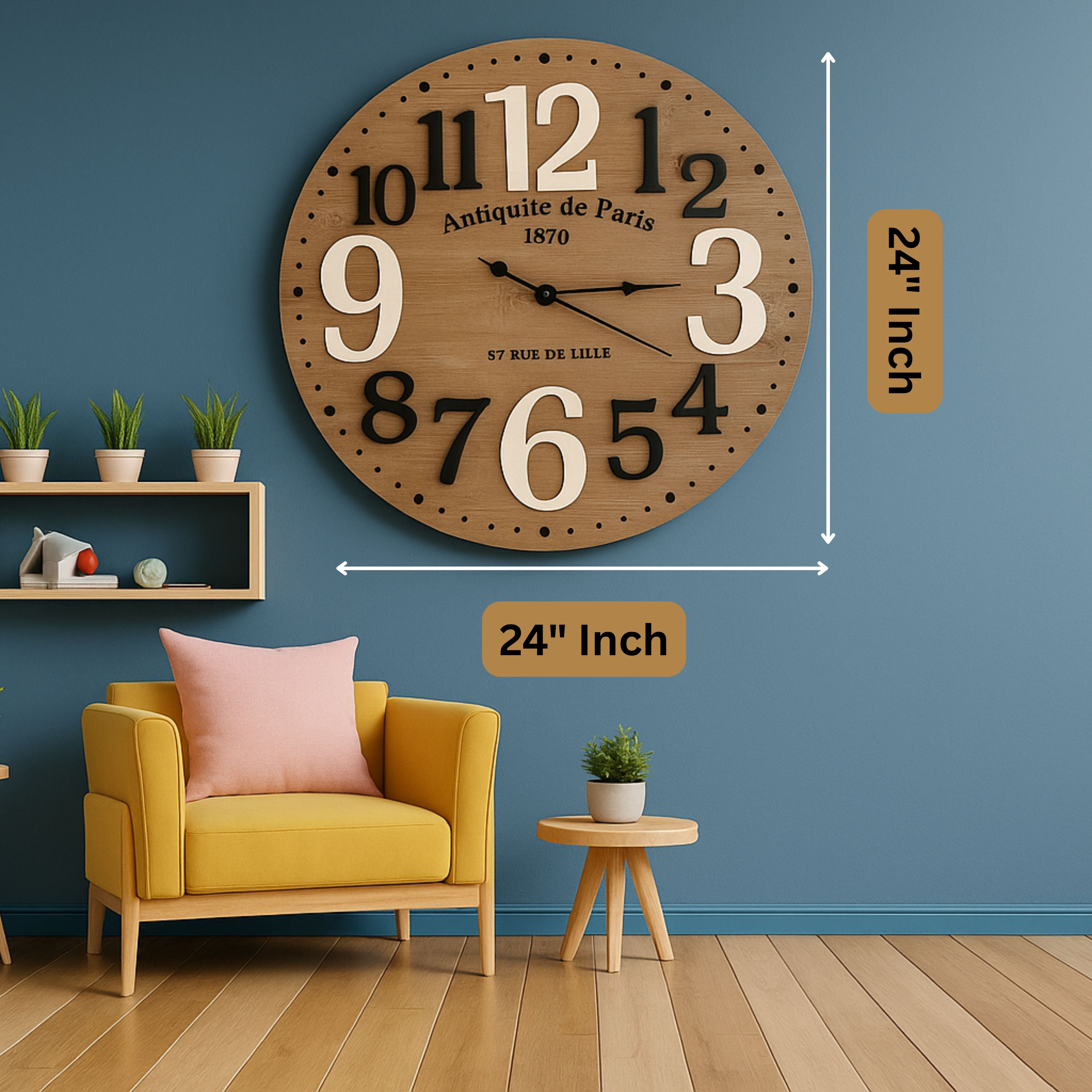 Wall Clock WY-22302 Large