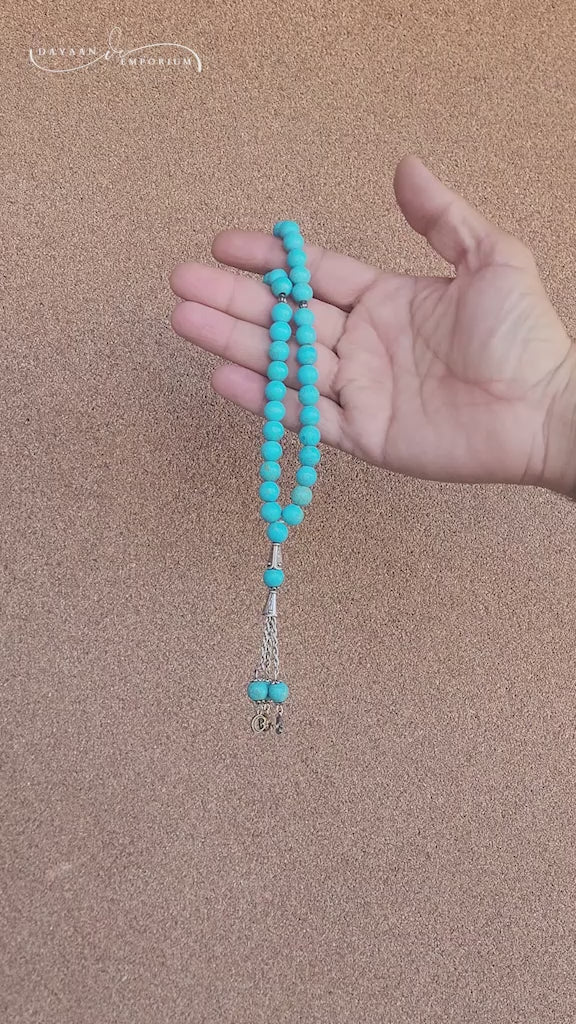 Feroza Stone Tasbih 33 Beads