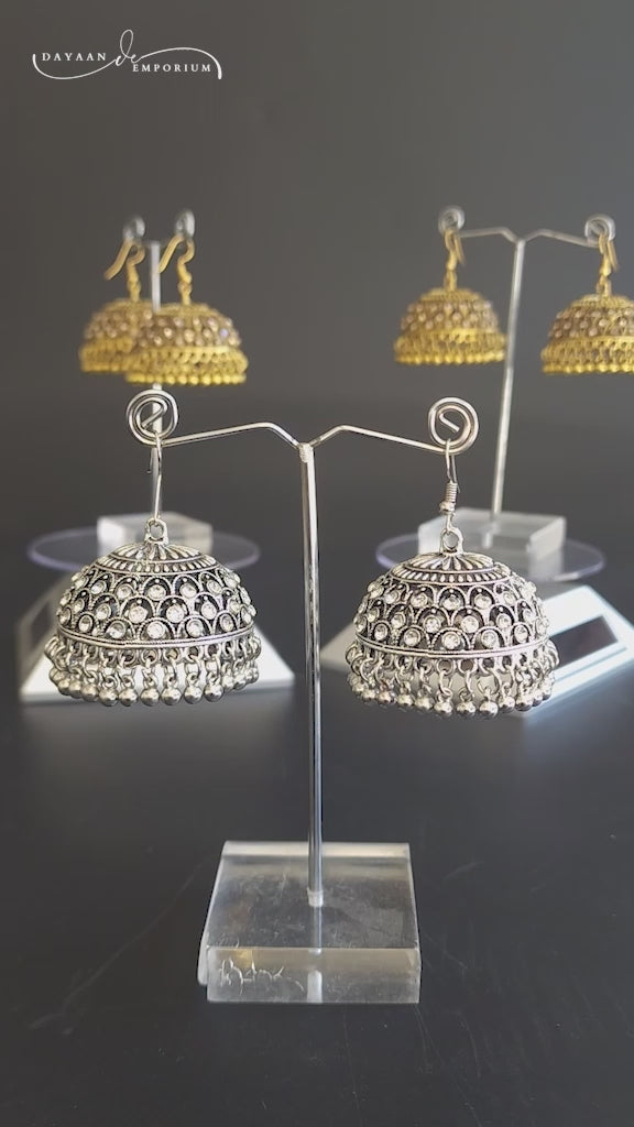 Egyptian Taseel Bird Cage Earrrings E-21