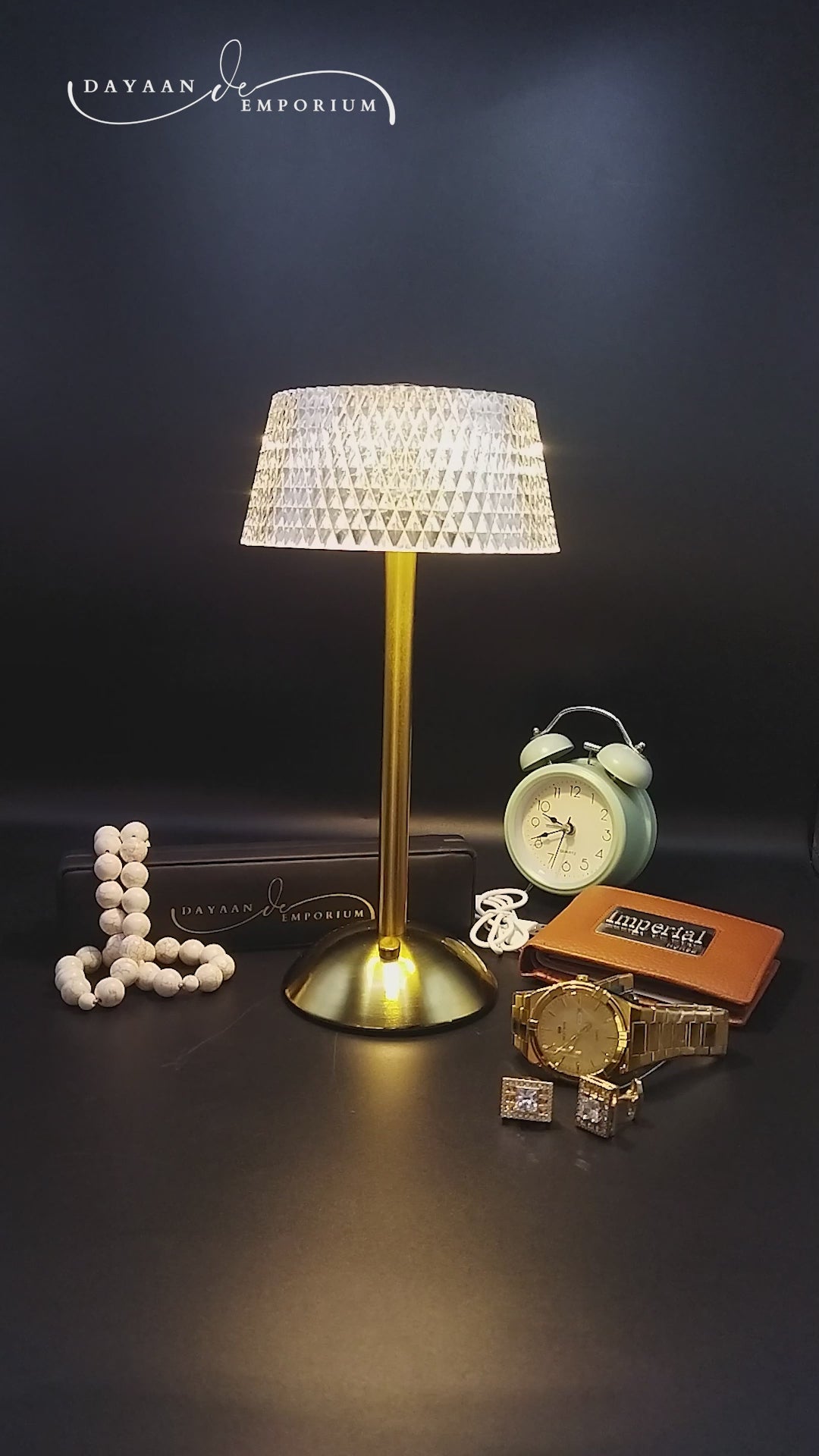 Diamond Table Lamp USB Charging Touch Lamp SB 18