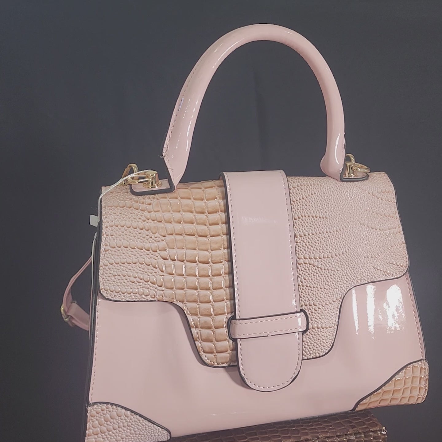 Crocodile Embosed Crossbody Bag CBB-10