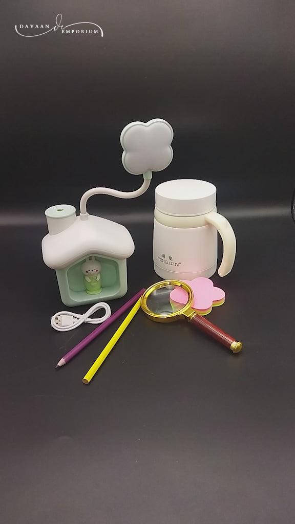 Flexible Desk Lamp with Money Box and Sharpners Botton Switch Two Modes PD 209