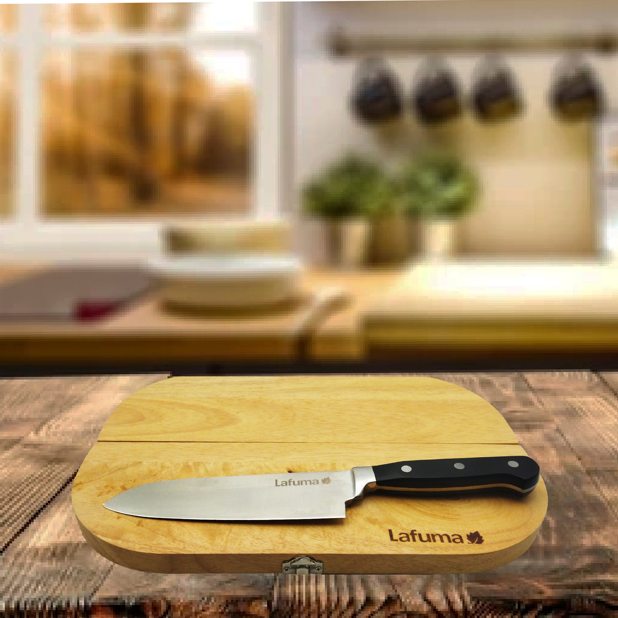 Foldable Cutting Board With High Quality Knife (LAFUMA)