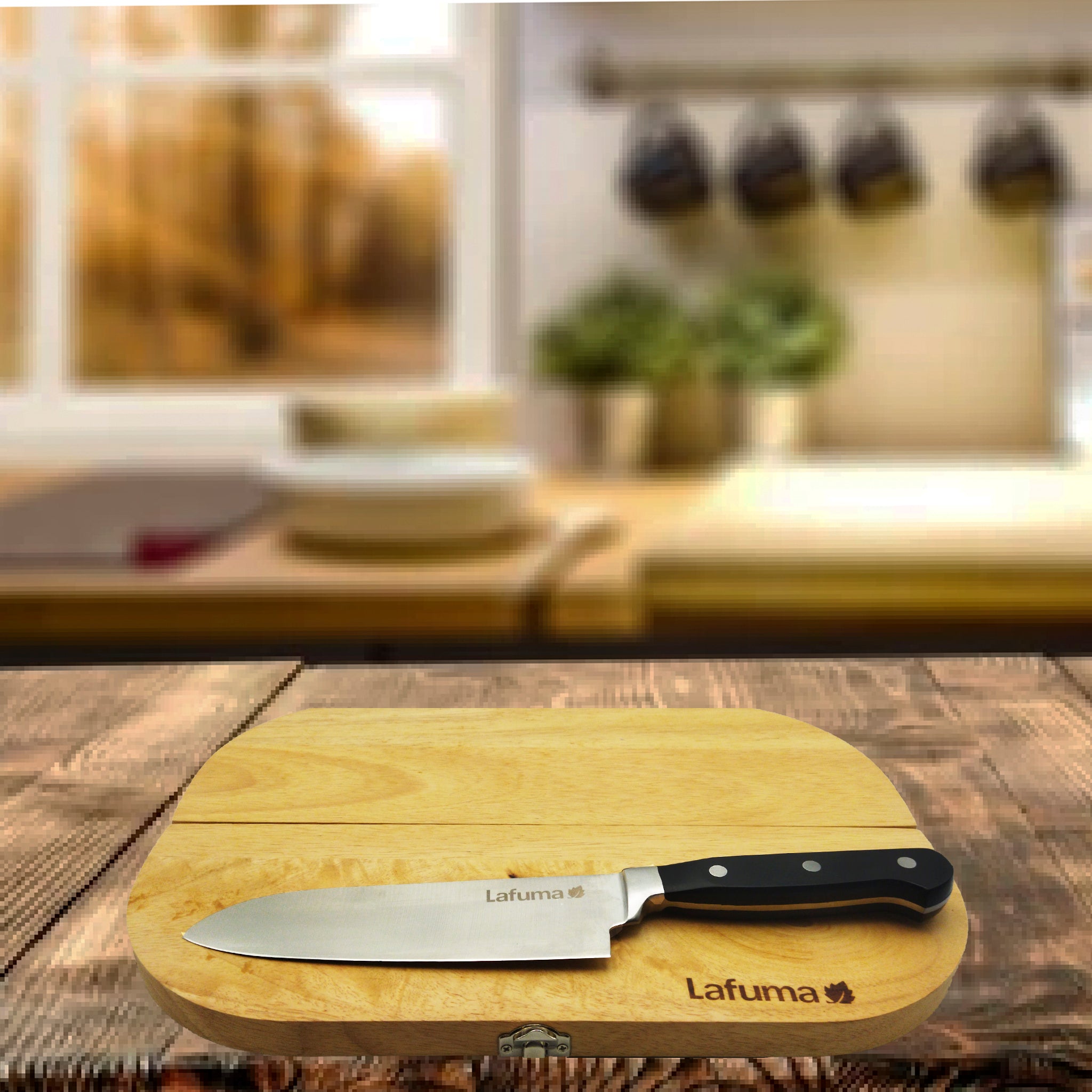Foldable Cutting Board With High Quality Knife (LAFUMA)