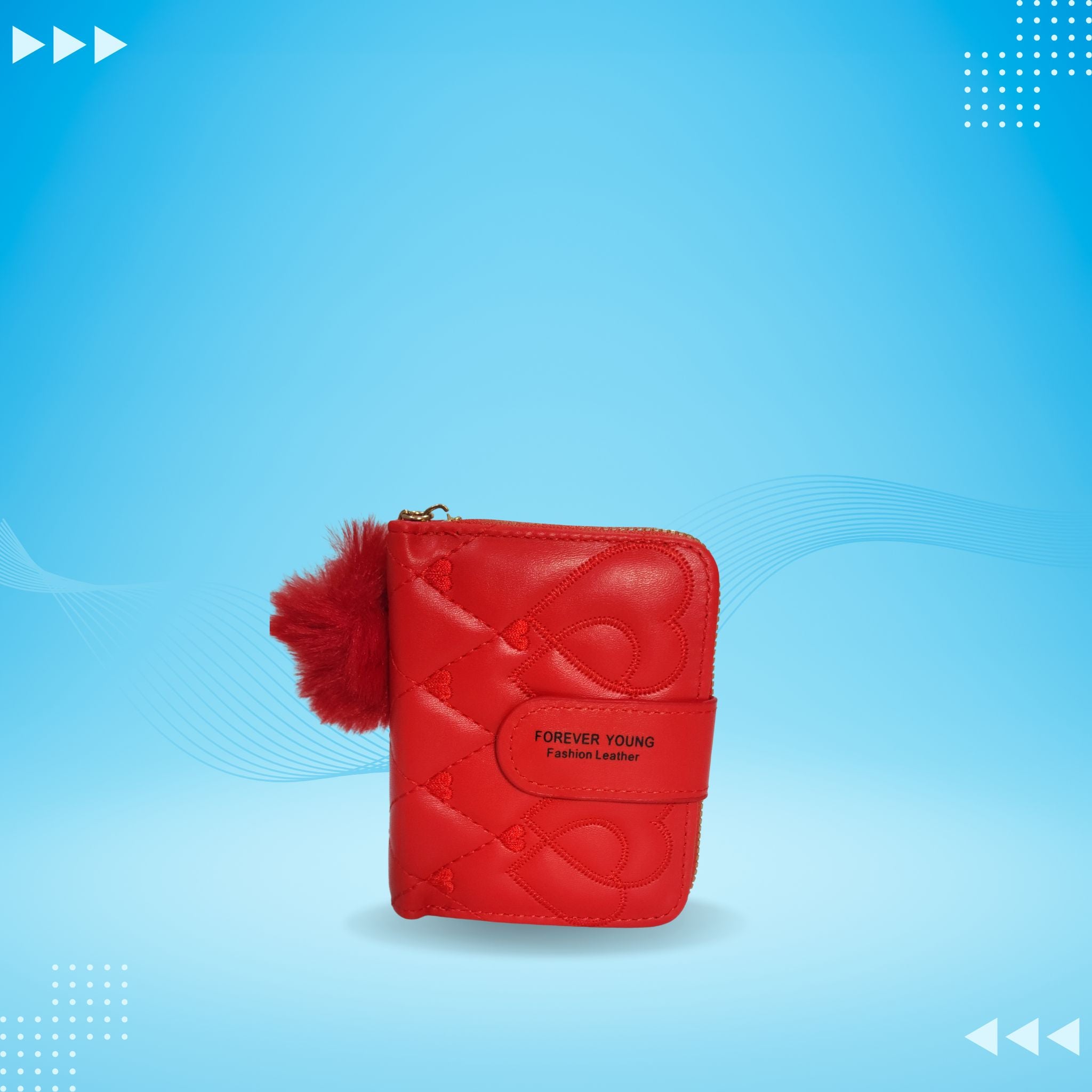 Girls Zipper Short Buckle Purse AP-01