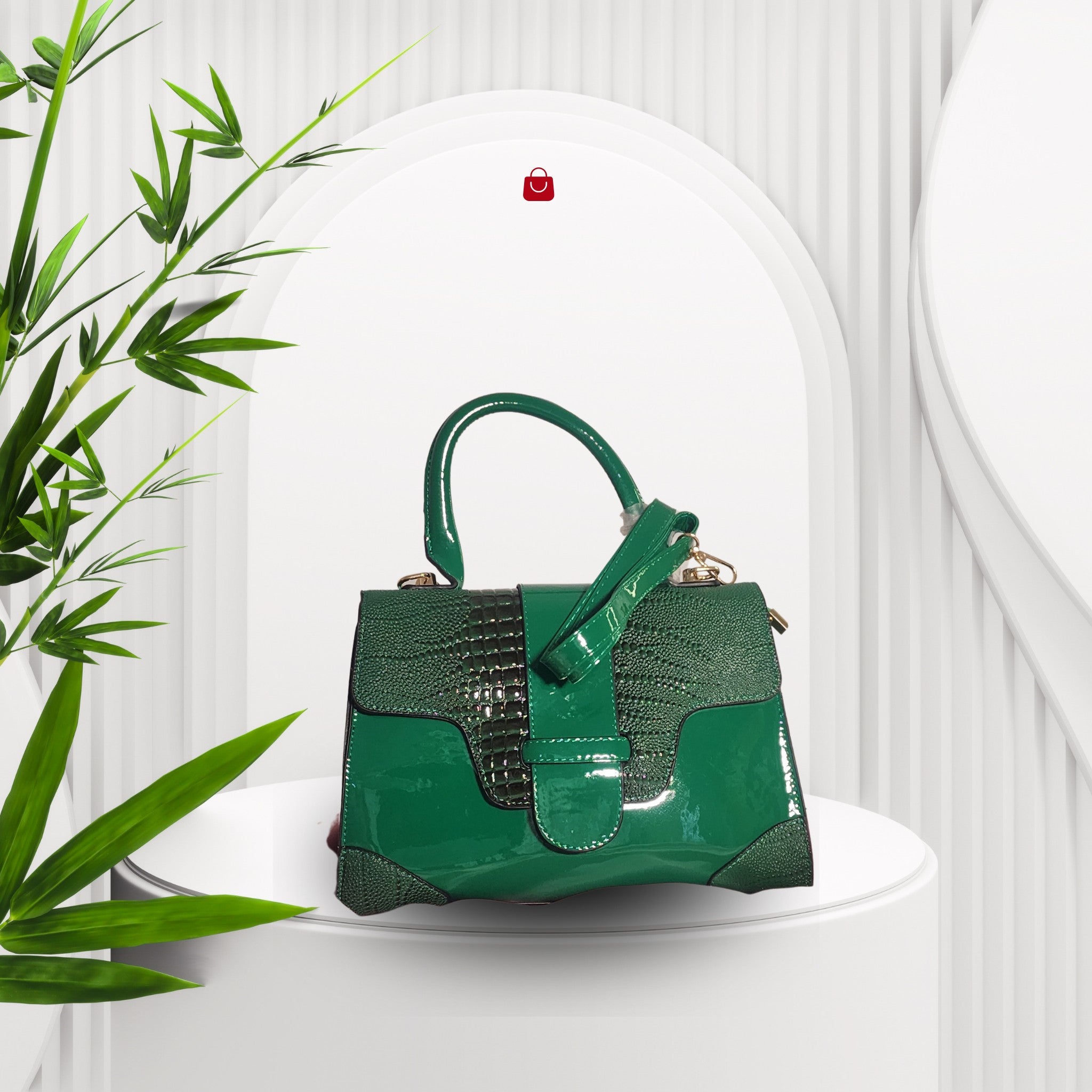 Crocodile Embosed Crossbody Bag CBB-10