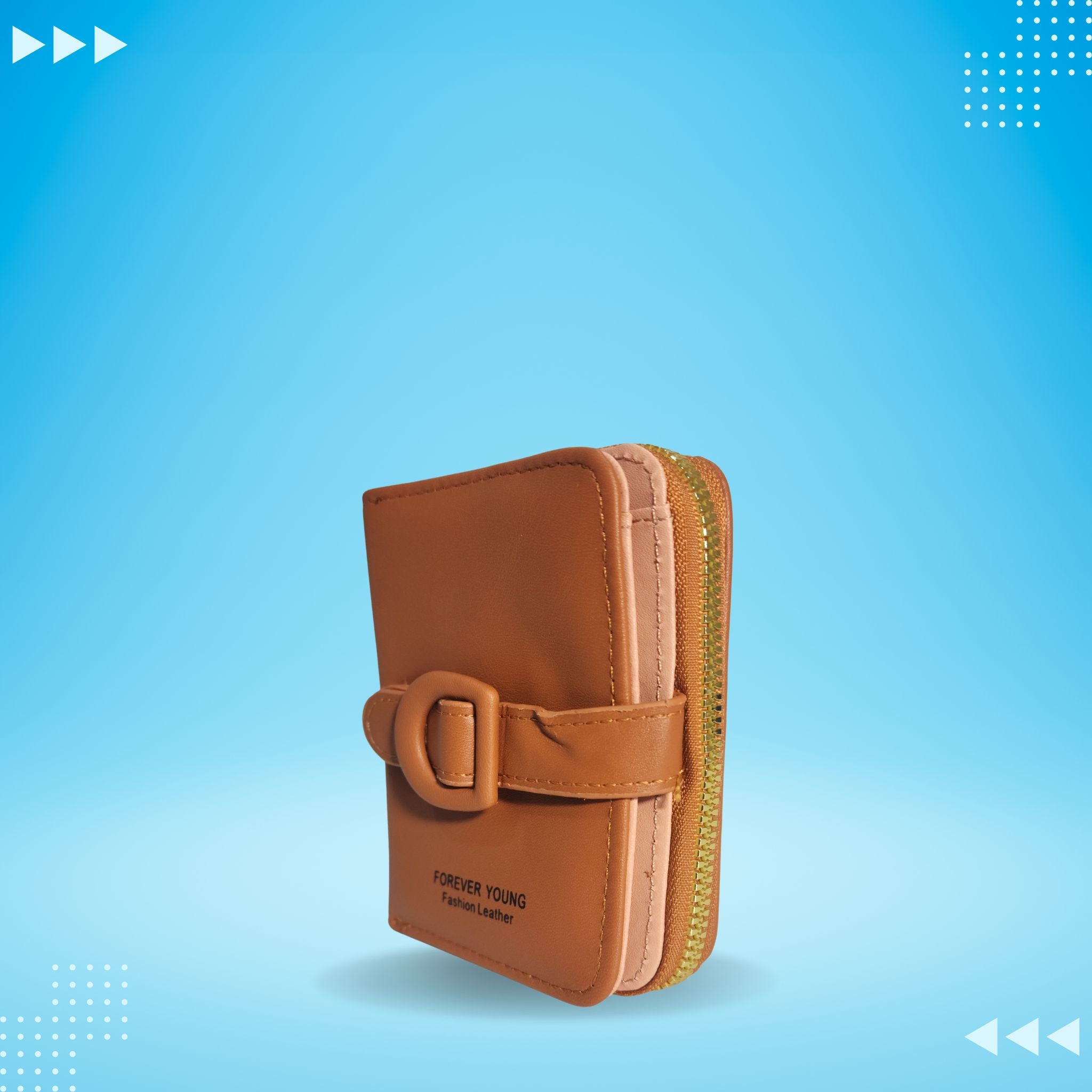 Girls Ziper Short Buckle Purse AP-02