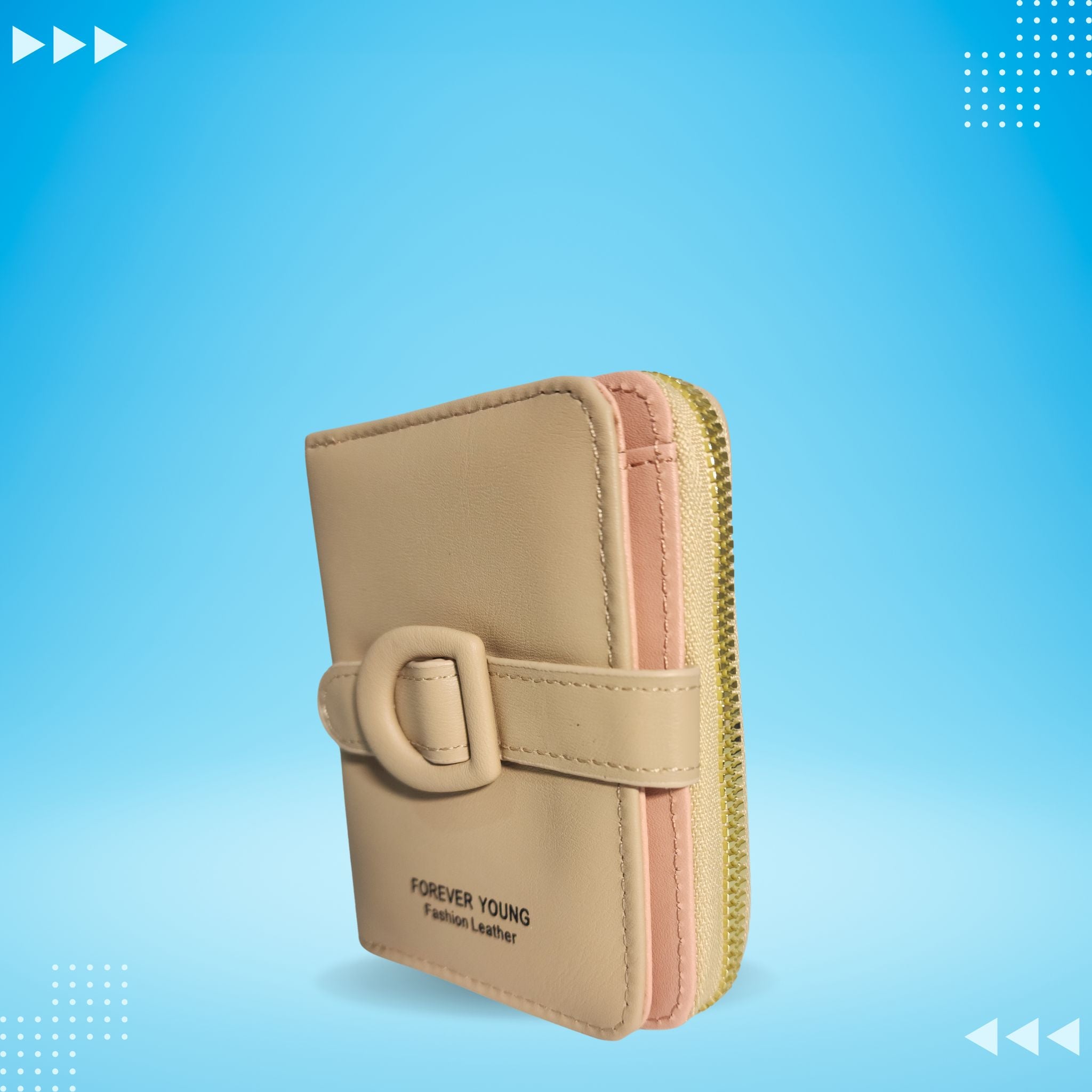 Girls Ziper Short Buckle Purse AP-02